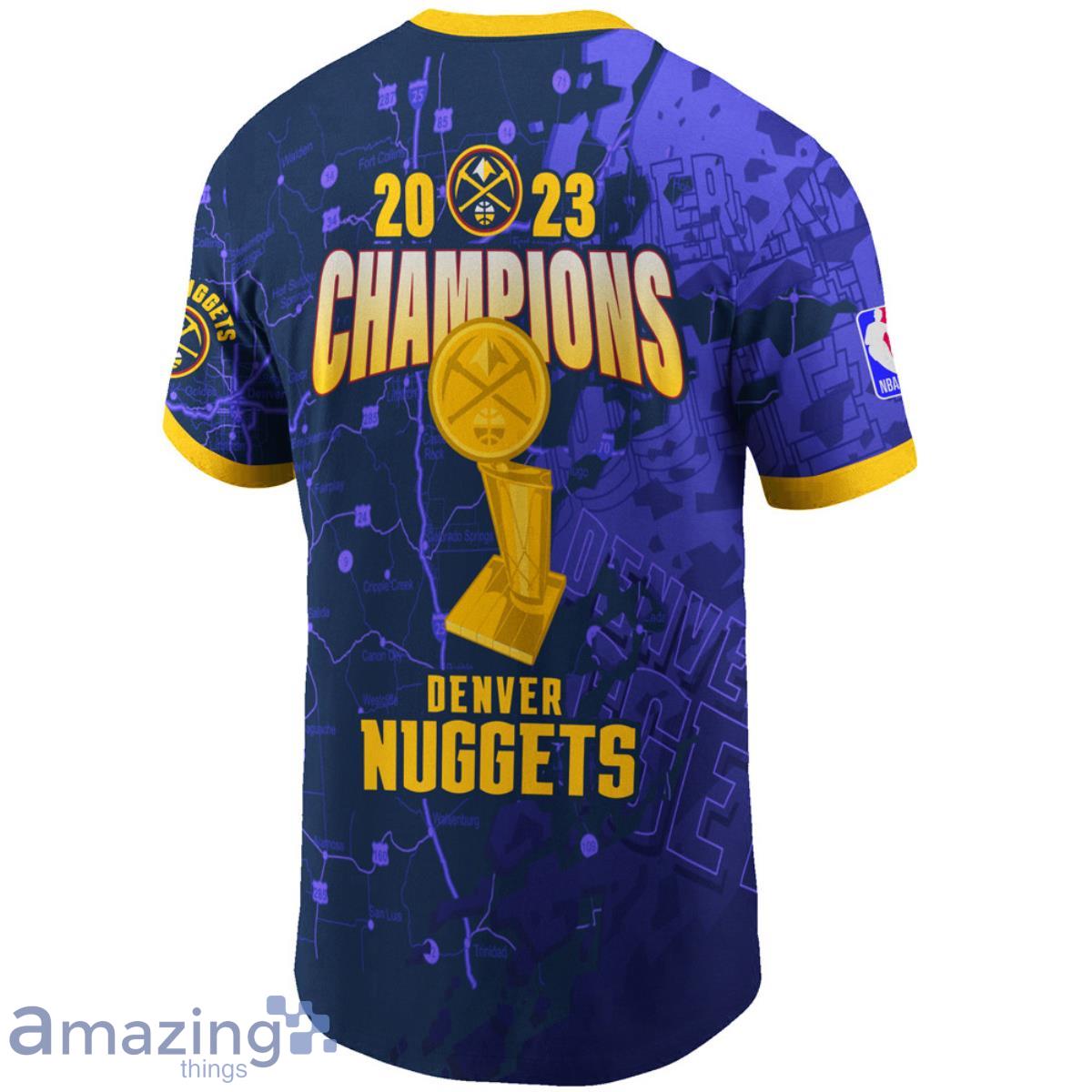 Denver Nuggets The NBA Finals Champions 2023 Print 3D Shirt For True Fans image Denver Nuggets The NBA Finals Champions 2023 Print 3D Shirt For True Fans Product Photo 3