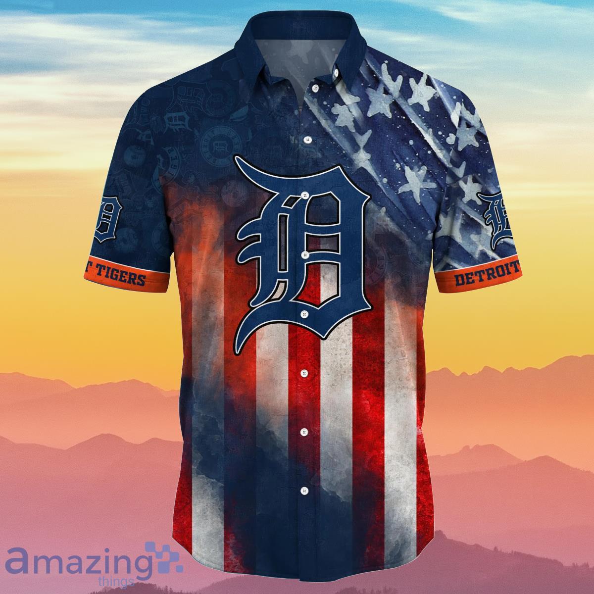 Detroit Tigers MLB Hawaiian Shirt 4th Of July Independence Day Best Gift For Men And Women Fans Product Photo 2