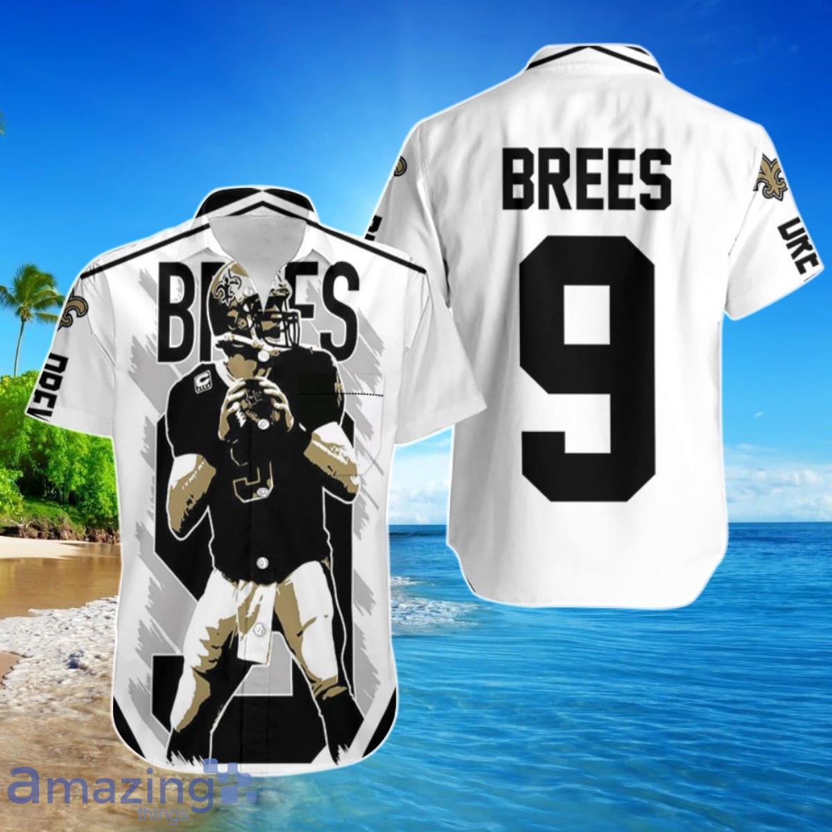 Drew Brees Ins New Orleans Saints Hawaiian Shirt For Men Women