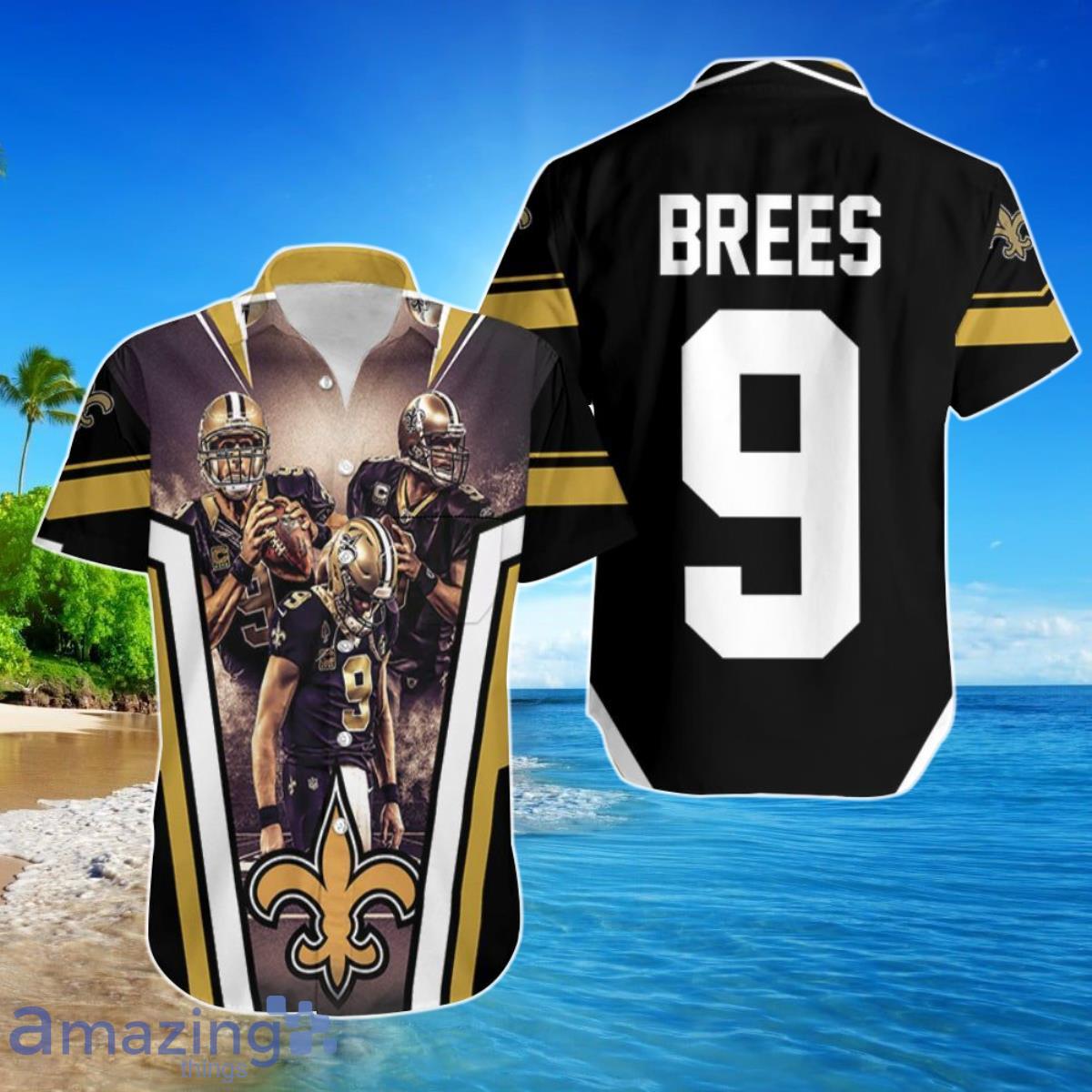 Drew Brees Ins New Orleans Saints Hawaiian Shirt For Men Women