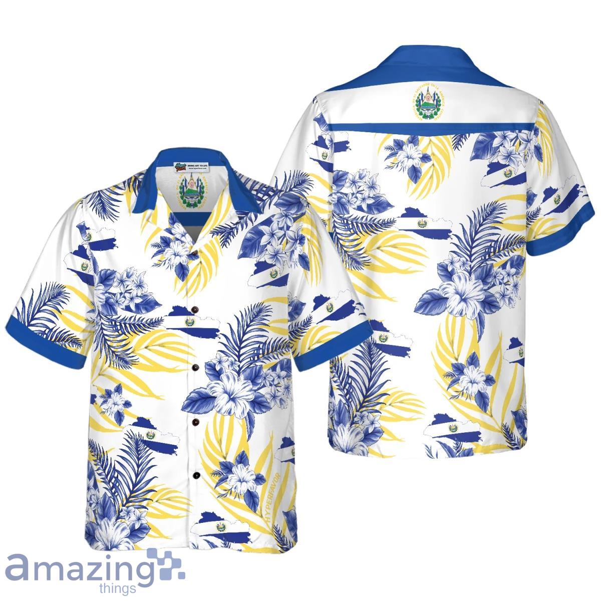 El Salvador Proud Hawaiian Shirt Special Gift For Men And Women Product Photo 1
