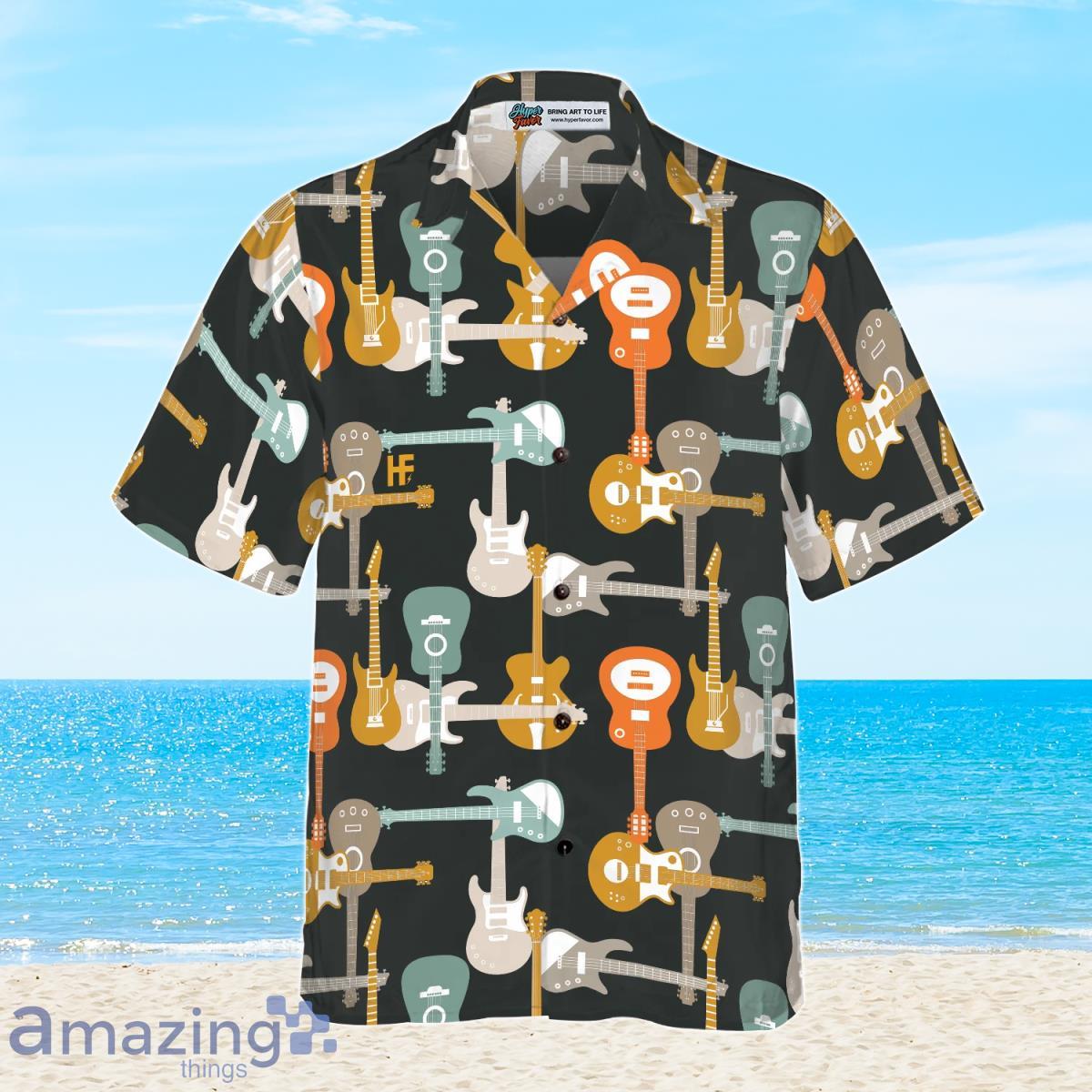 Electric Guitars Hawaiian Shirt Fashionable Gift For Men And Women Product Photo 1