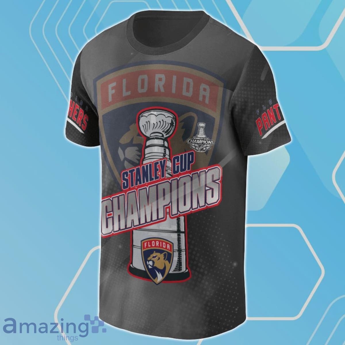 Florida Panthers NHL Champions 2023 3D Shirt For Fans Product Photo 2