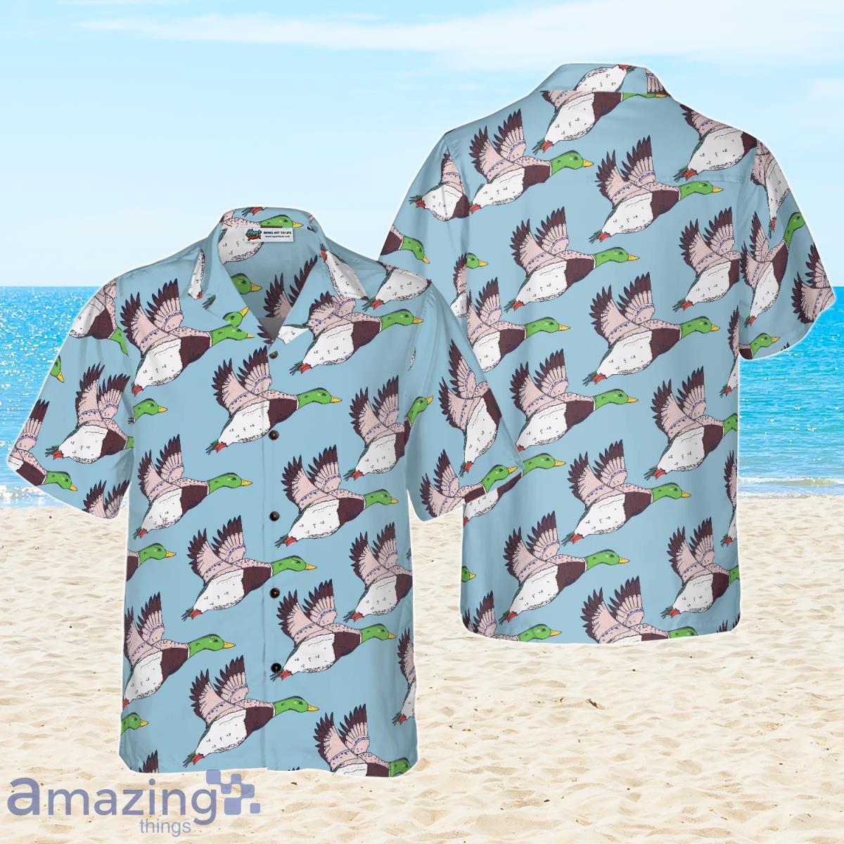 Flying Ducks Shirt Hawaiian Shirt Impressive Gift For Men And Women Product Photo 1
