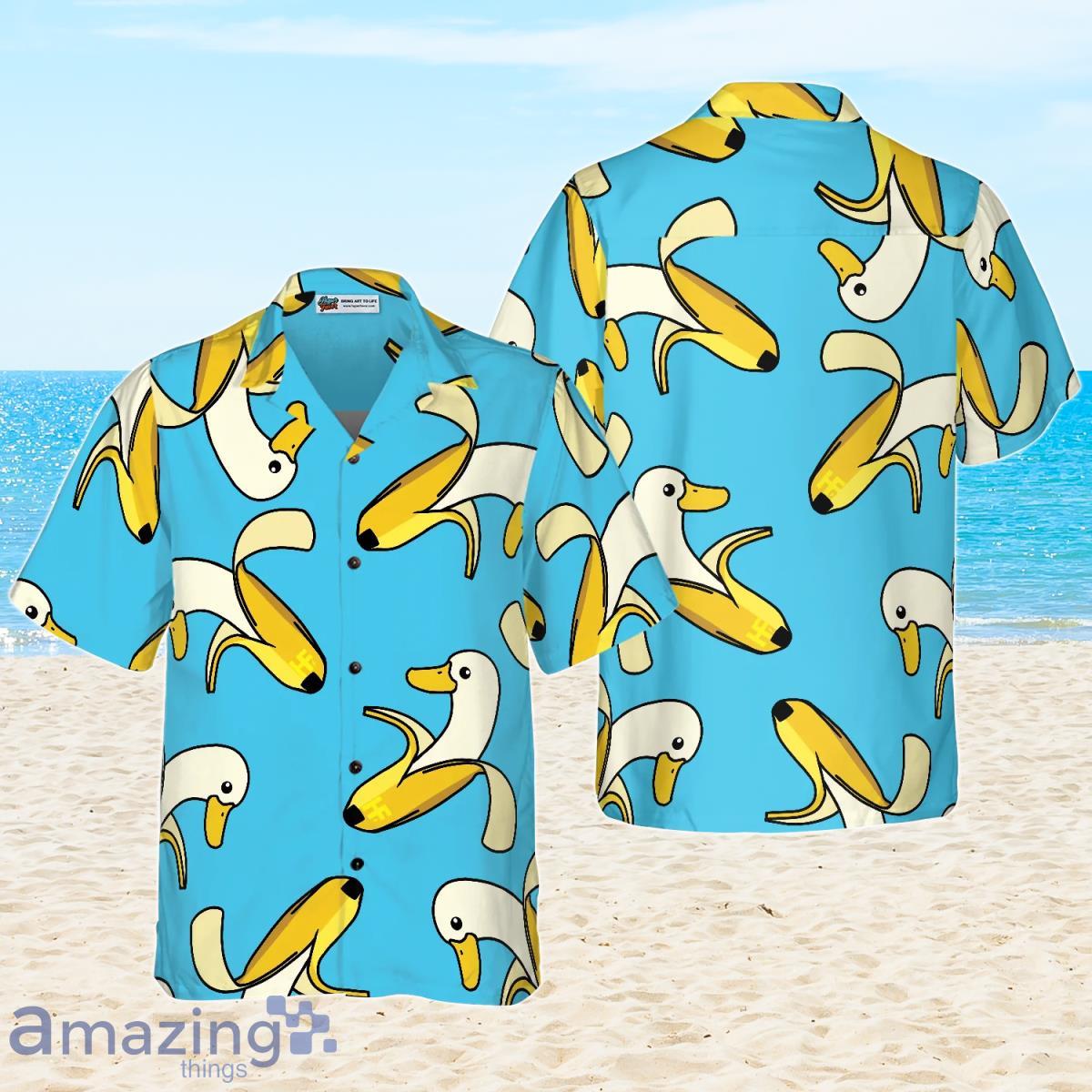 Funny Cute Banana Duck Hawaiian Shirt Cute Gift For Men And Women Product Photo 1 Funny Cute Banana Duck Hawaiian Shirt Cute Gift For Men And Women Product Photo 1