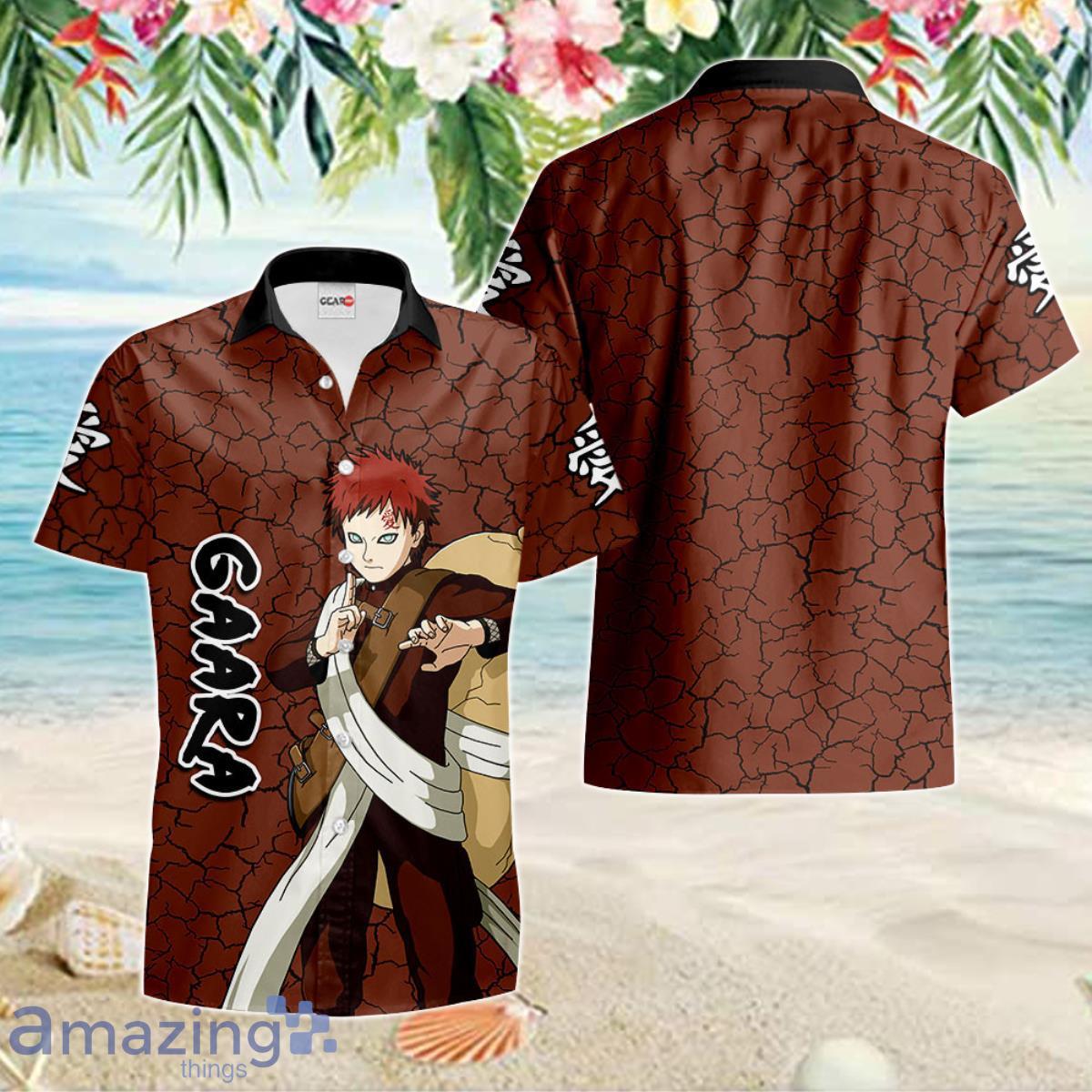Gaara Hawaiian Shirt Anime Merch Clothes Unique Gift For Men Women Fans Product Photo 1
