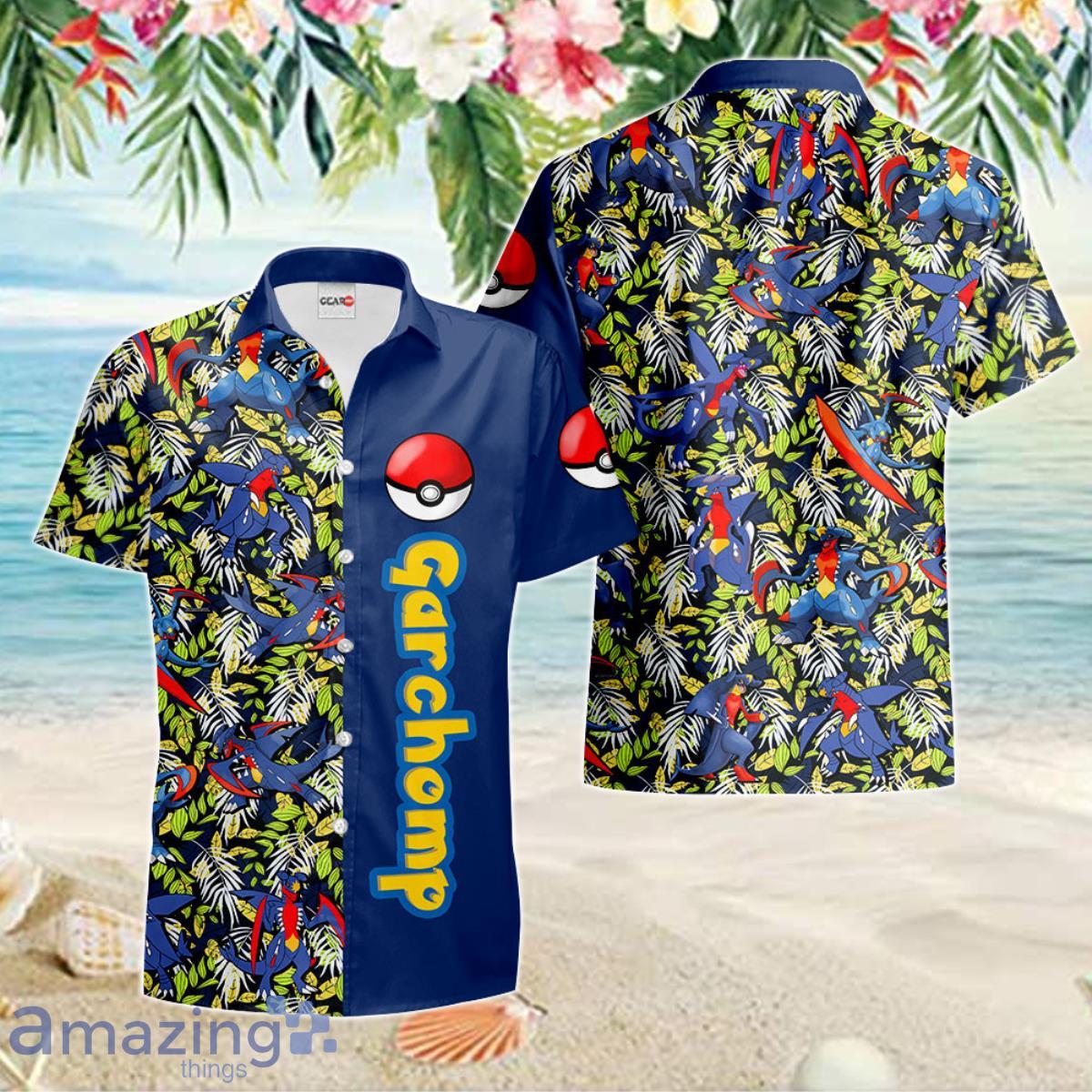 Garchomp Hawaiian Shirt Anime Merch Clothes Special Gift For Men Women Fans Product Photo 1