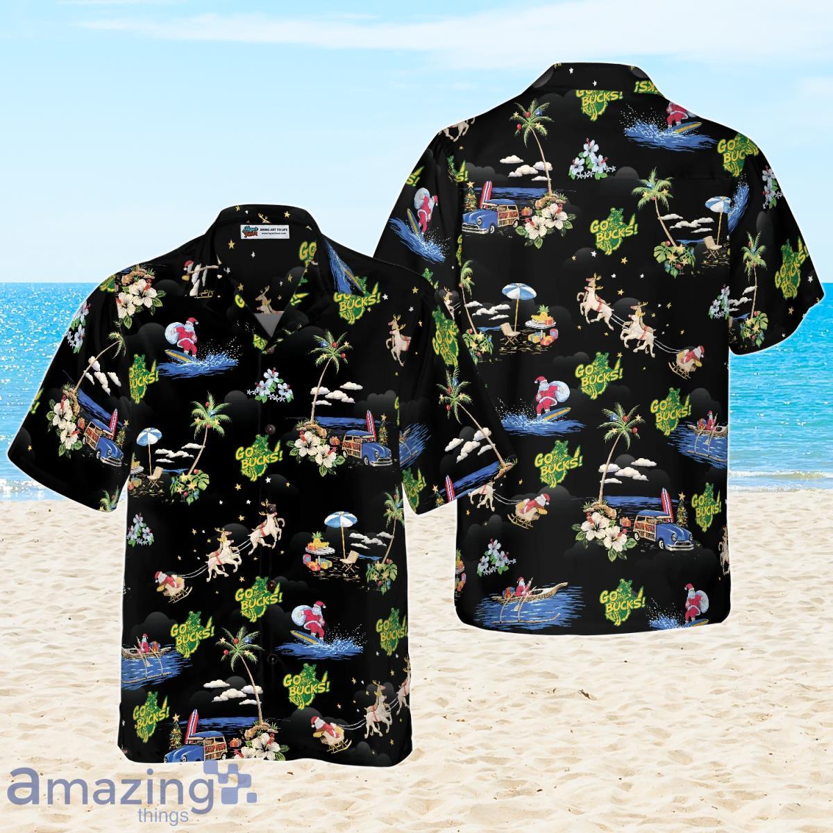 Go Bucks Logo Christmas Hawaiian Shirt Special Gift For Men And Women Product Photo 1
