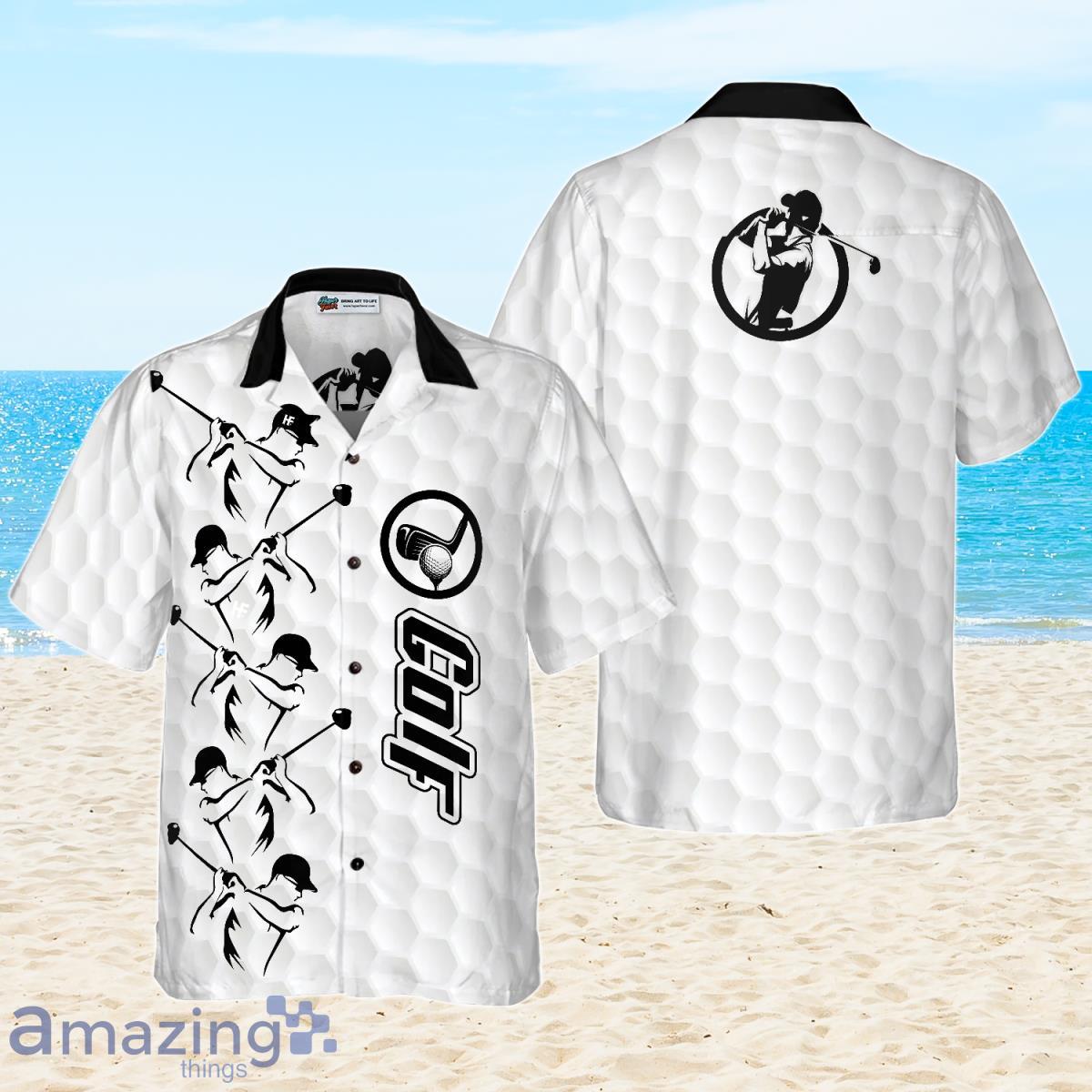 Golf Grey Background Hawaiian Shirt Best Gift For Men And Women Product Photo 1