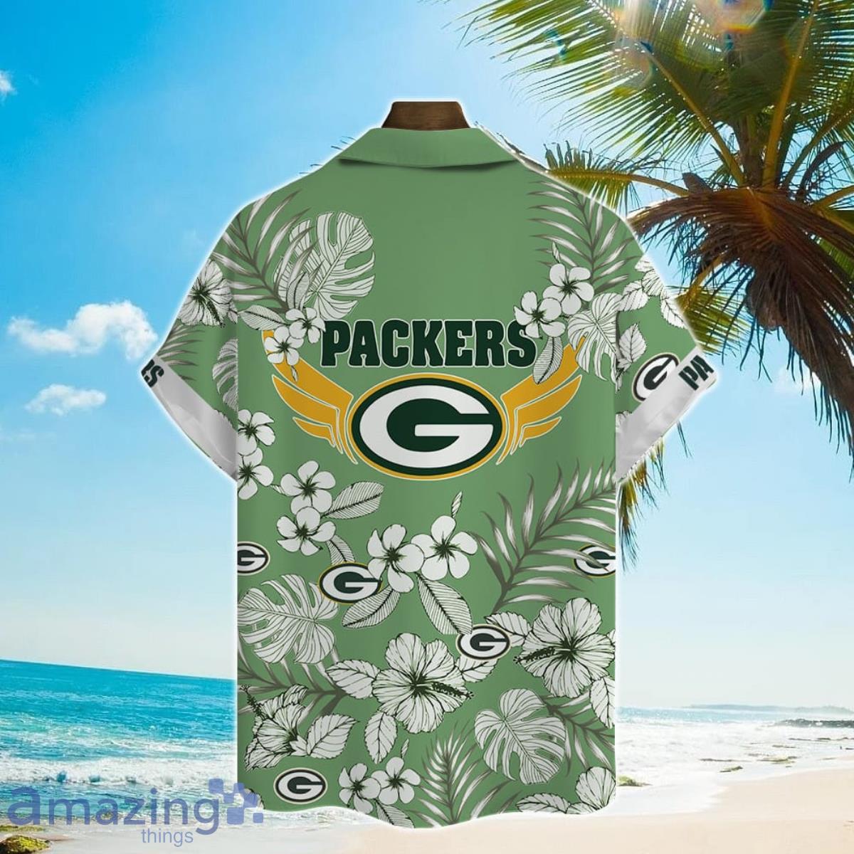 green bay packers hawaiian shirt