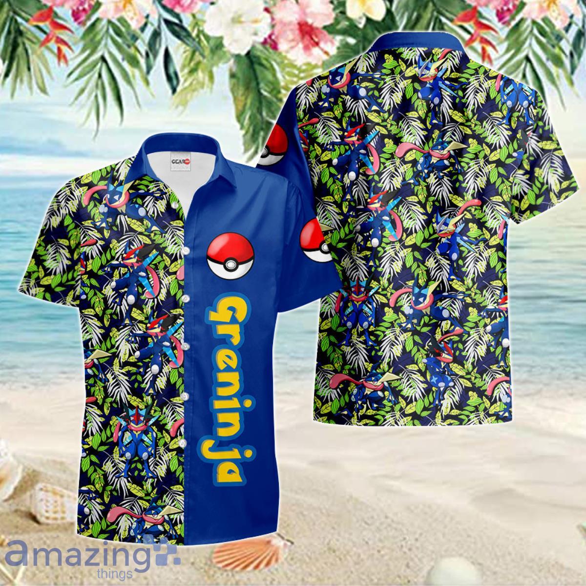 Greninja Hawaiian Shirt Anime Merch Clothes Impressive Gift For Men Women Fans Product Photo 1