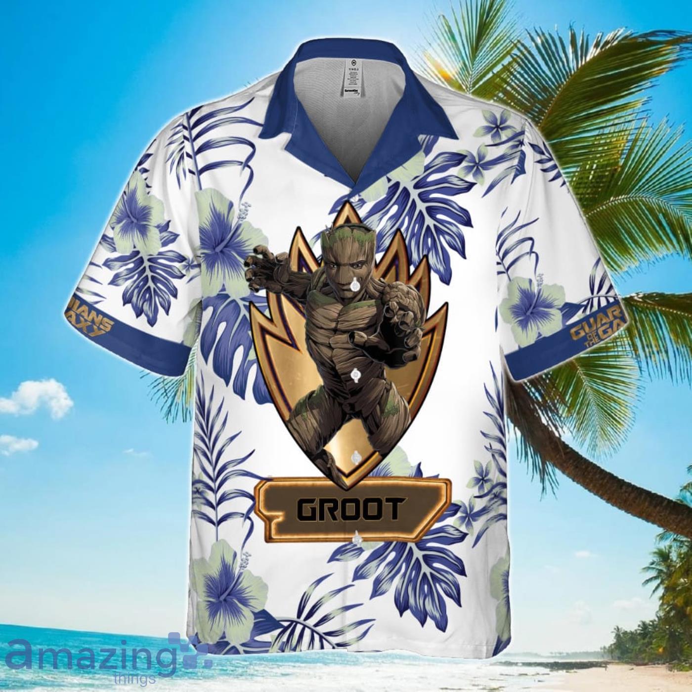 Groot Guardians Of The Galaxy 2023 Hawaiian Shirt Product Photo 2