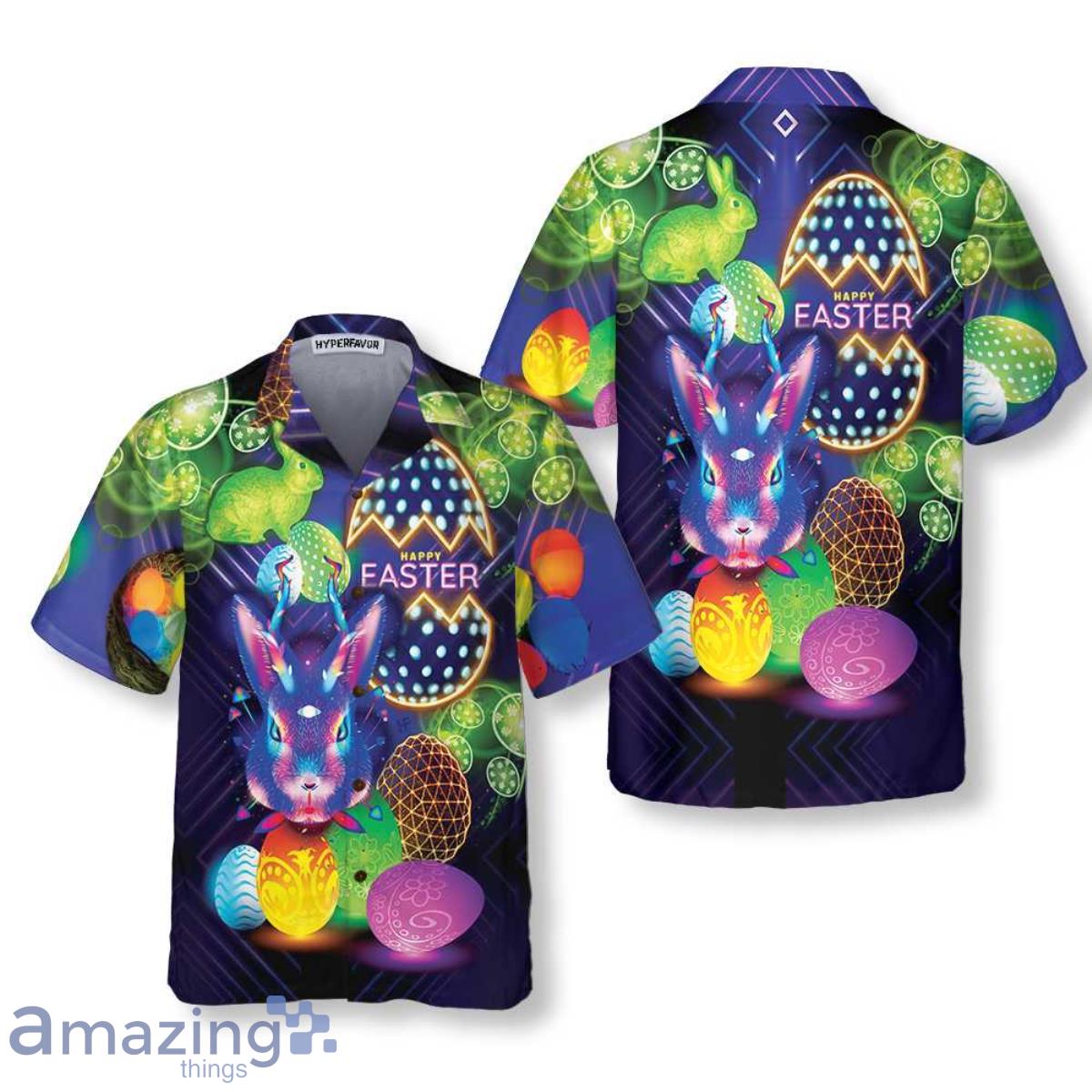 Happy Easter Bunny Hawaiian Shirt Special Gift For Men And Women Product Photo 1