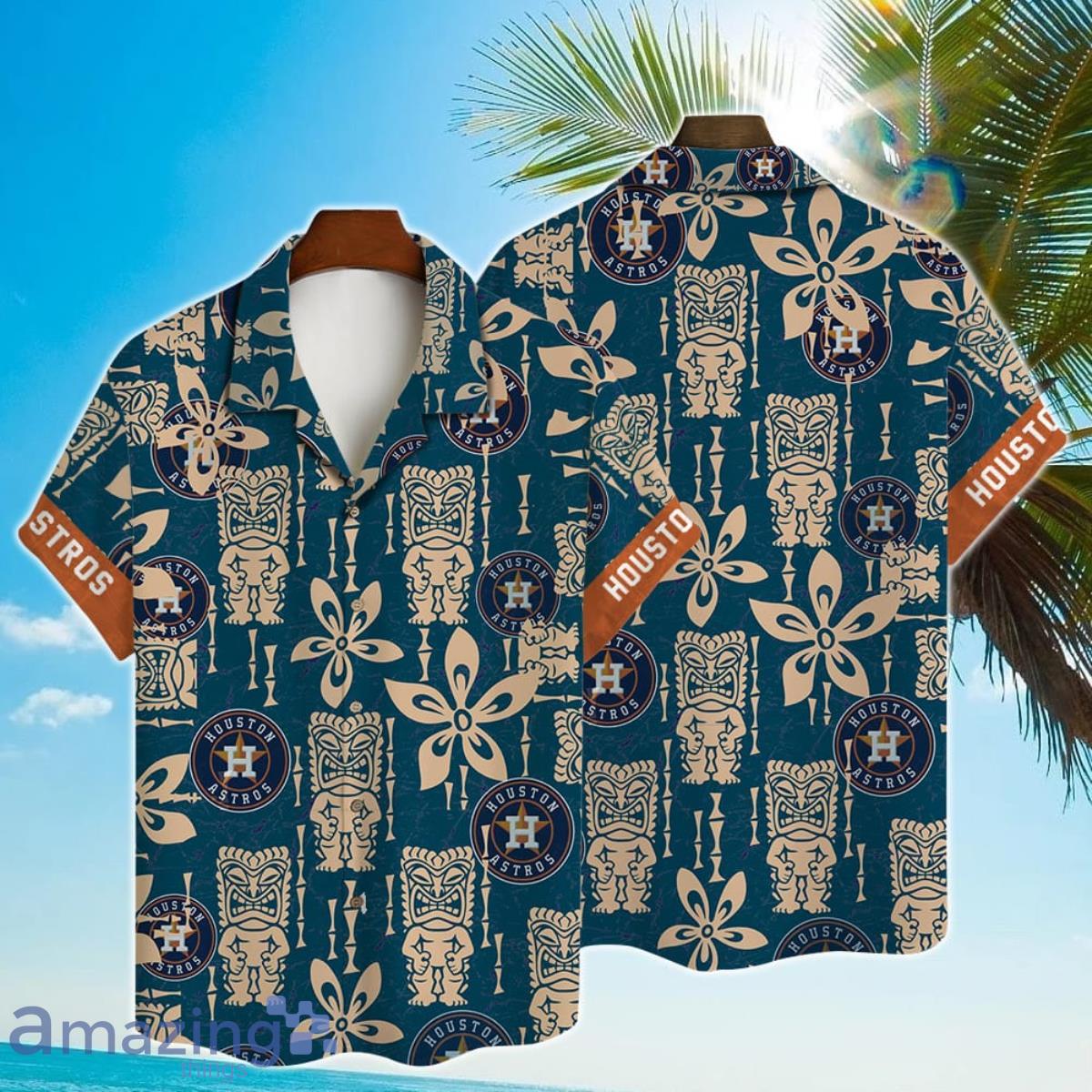 Major League Baseball Tropical Floral 2023 Astros Hawaiian Shirt