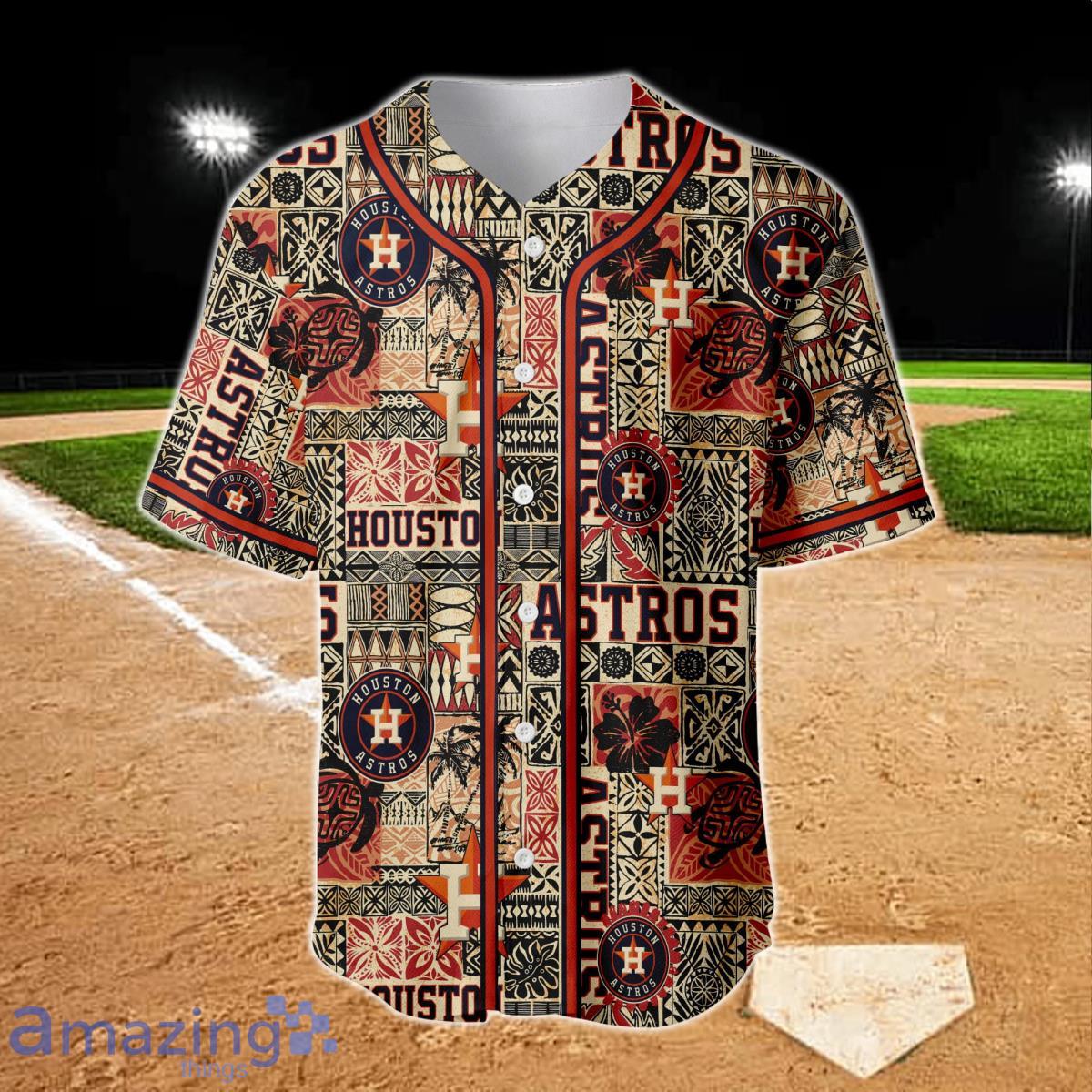Houston Astros - Major League Baseball AOP Baseball Jersey Product Photo 2