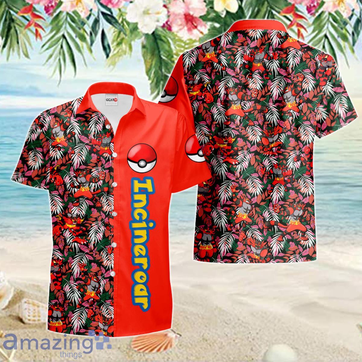 Incineroar Hawaiian Shirt Anime Merch Clothes Special Gift For Men Women Fans Product Photo 1