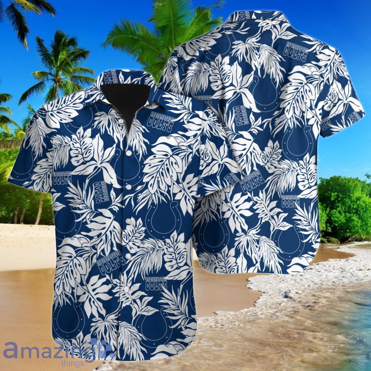 Indianapolis Colts Hawaiian Shirt NFL Football Hawaiian Shirt For Men Women Gift For Fans Product Photo 1