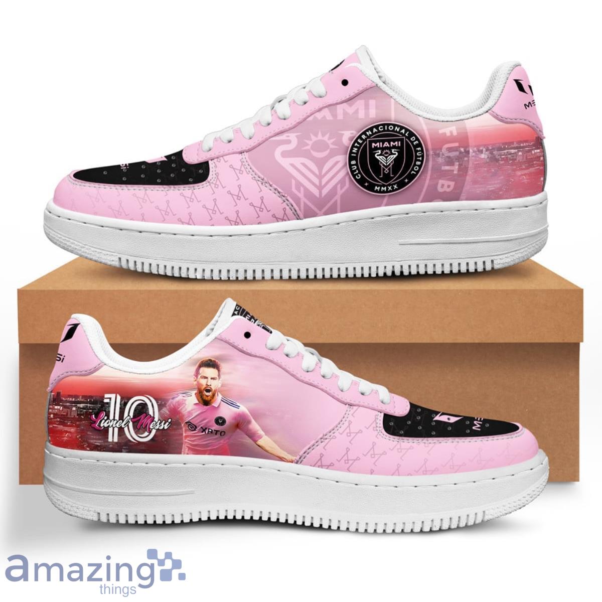 Inter Miami Goat Messi Air Force 1 Shoes For True Fans Product Photo 1