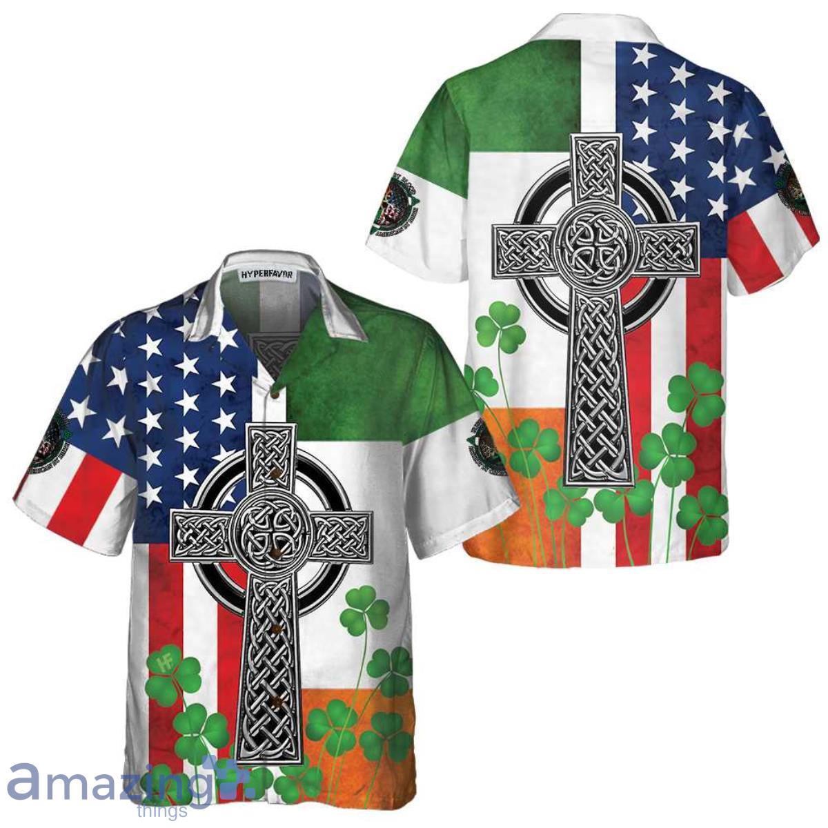 Irish American Hawaiian Shirt St Patricks Day Special Gift For Men And Women Product Photo 1