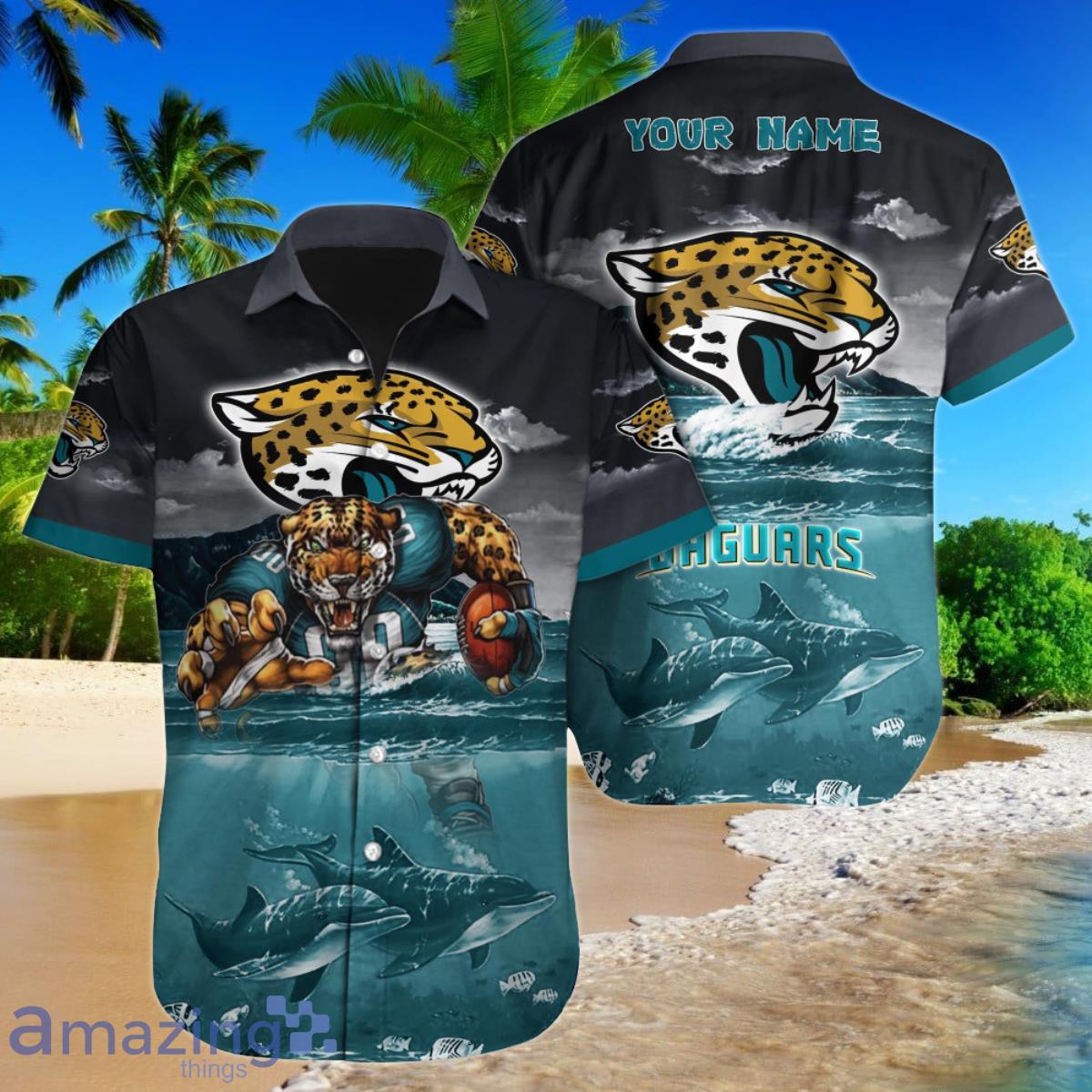 Jacksonville Jaguars NFL Football Custom Name Hawaiian Shirt Best Gift For  Real Fans