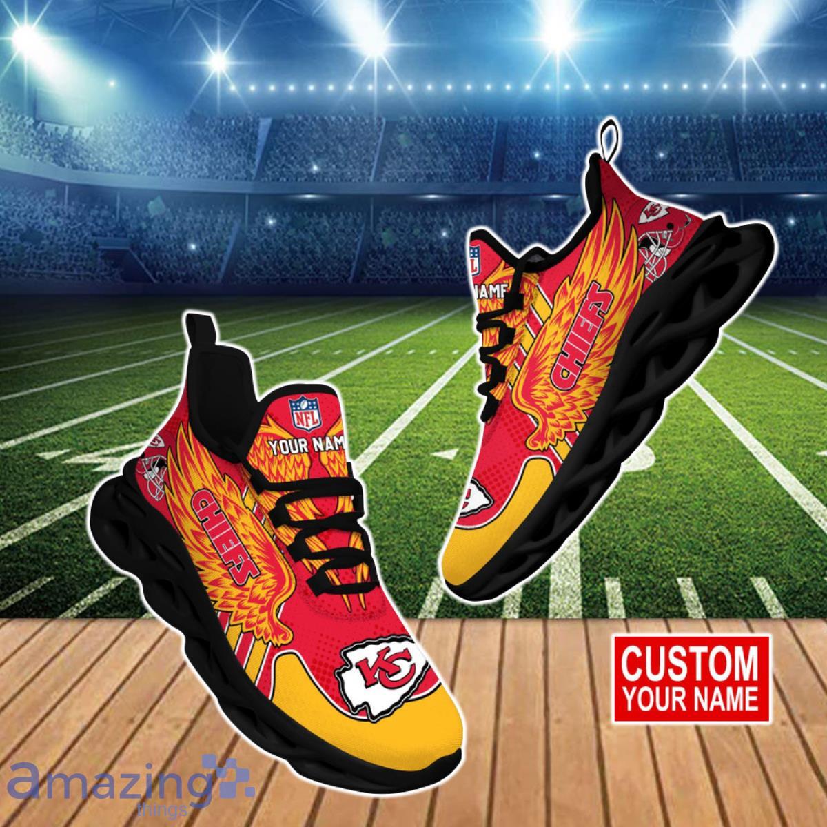 Kansas City Chiefs NFL Premium Air Cushion Sports Shoes Custom Name For Men  Women