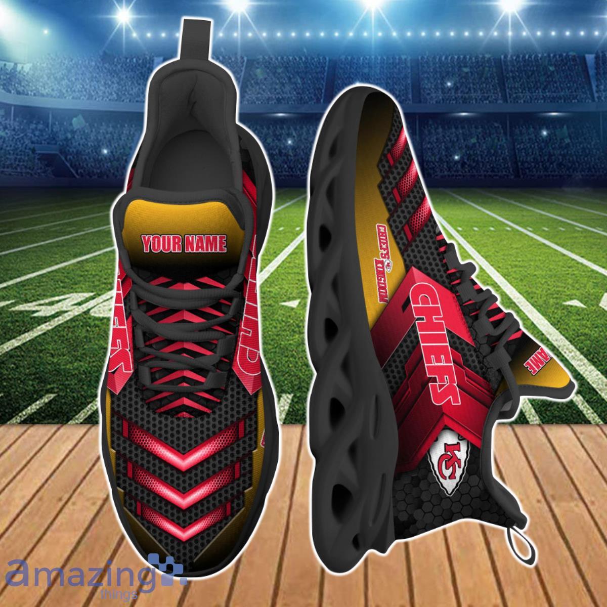 Kansas City Chiefs NFL Max Soul Shoes Custom Name image Kansas City Chiefs NFL Max Soul Shoes Custom Name Product Photo 2