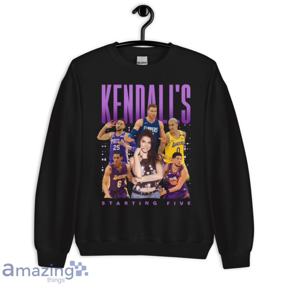 Kendalls Starting Five Basketball Shirt image Kendalls Starting Five Basketball Shirt - Unisex Crewneck Sweatshirt