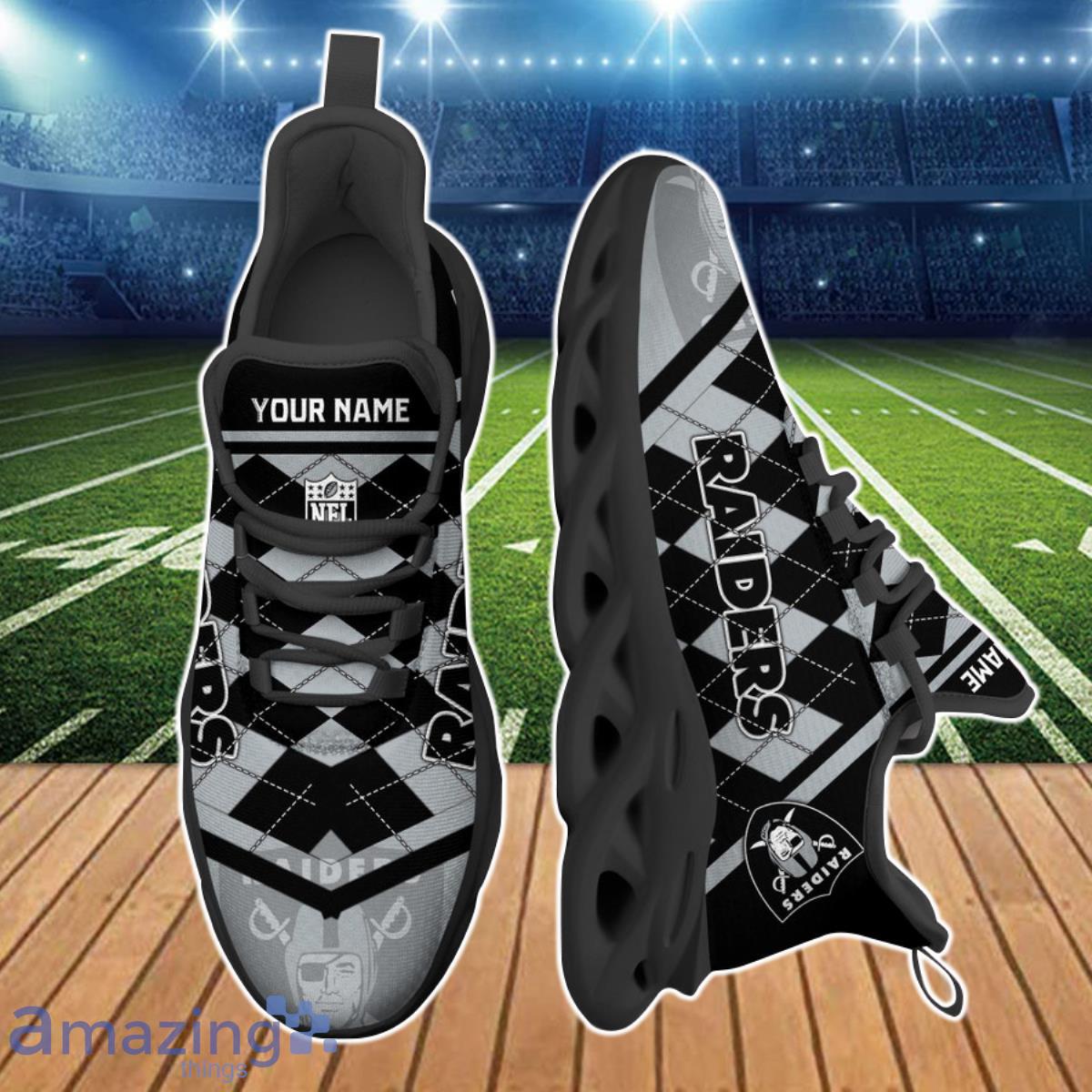 Las Vegas Raiders NFL Clunky Max Soul Shoes Custom Name Ideal Gift