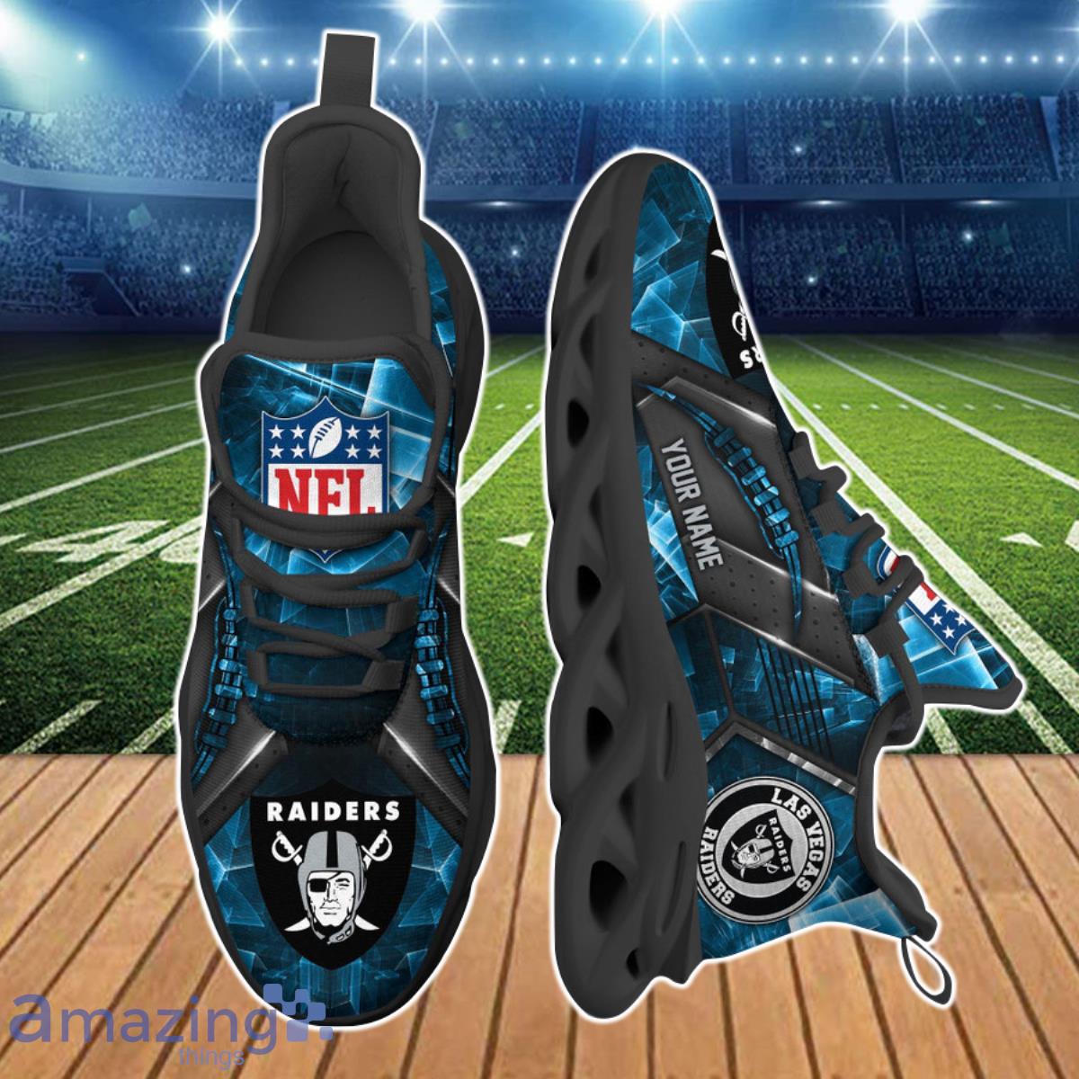 Las Vegas Raiders NFL Clunky Max Soul Shoes Custom Name Ideal Gift For Men  And Women Fans
