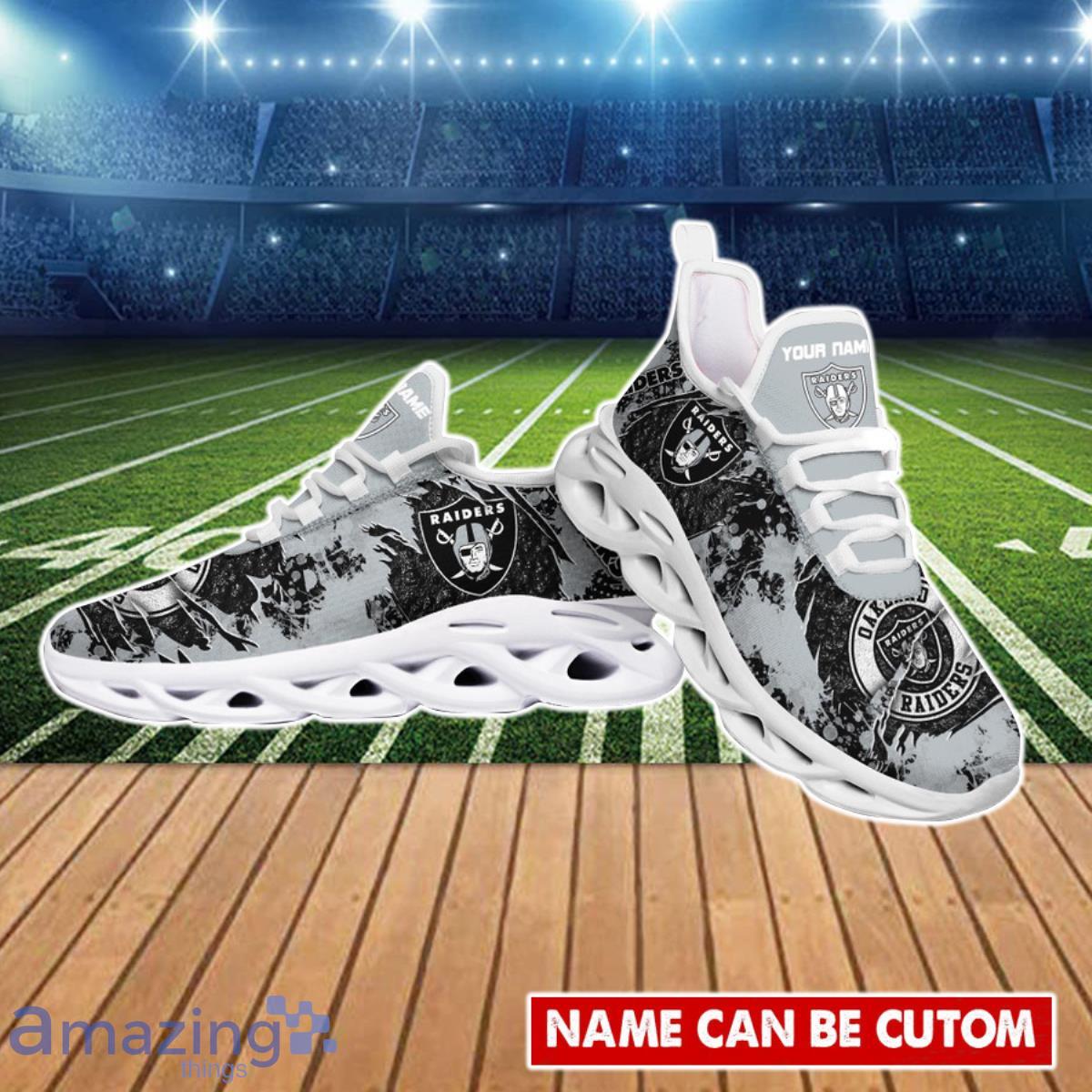 Las Vegas Raiders NFL Clunky Max Soul Shoes Custom Name Ideal Gift