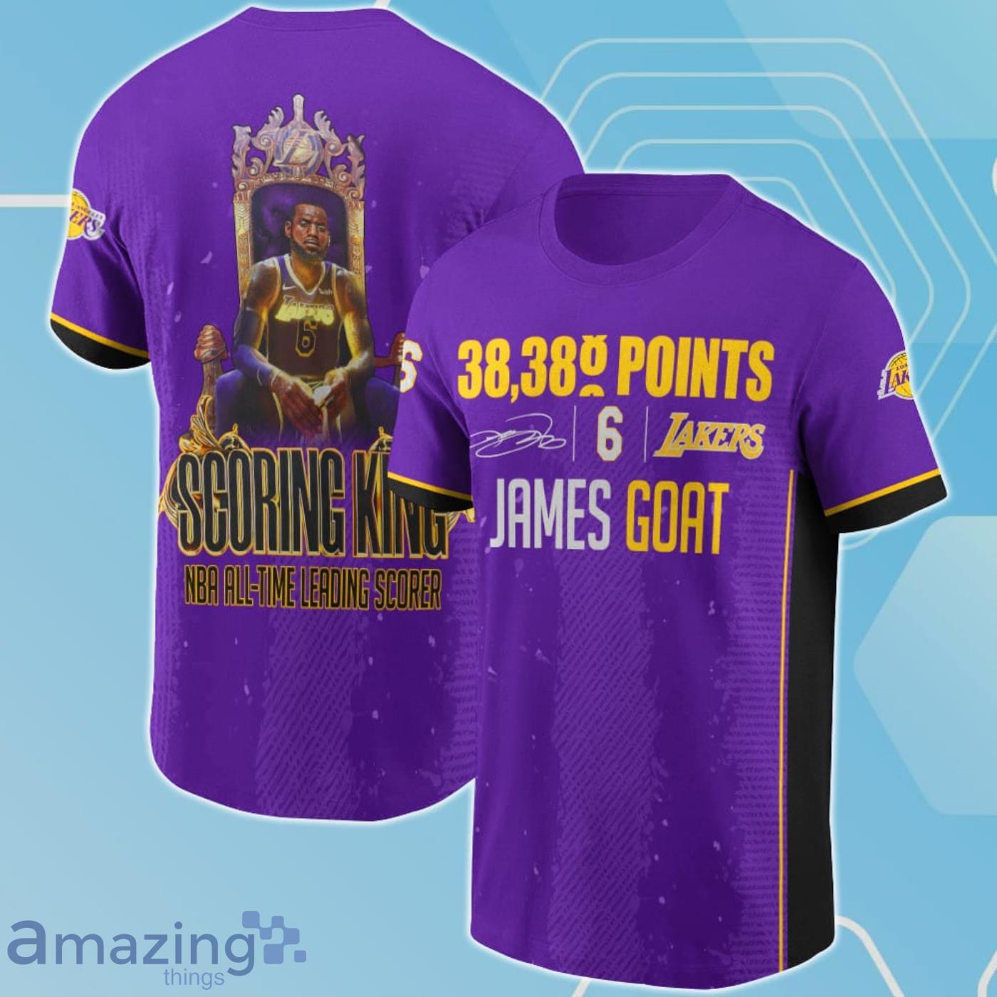 LeBron James Scoring King NBA All-Time Leading Scorer Print 3D Polo Shirt