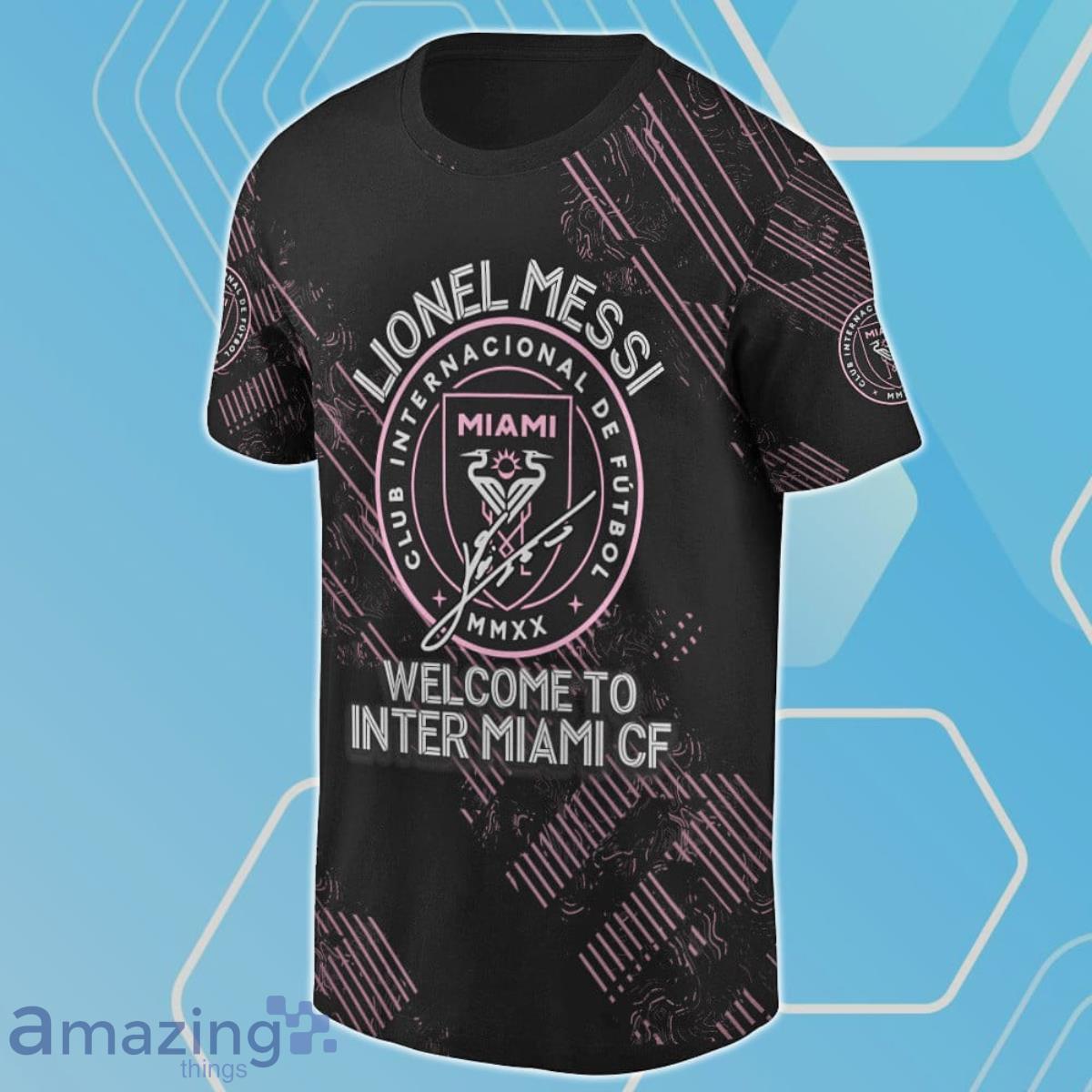 Lionel Messi Club Internacional De Futbol Miami 3D Shirt For Men And Women Product Photo 2