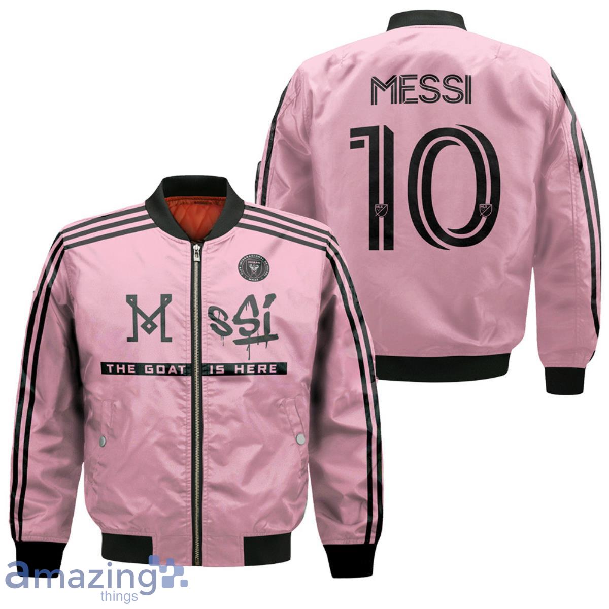 Lionel Messi Inter Miami CF Unisex 3D Bomber Jacket Product Photo 1