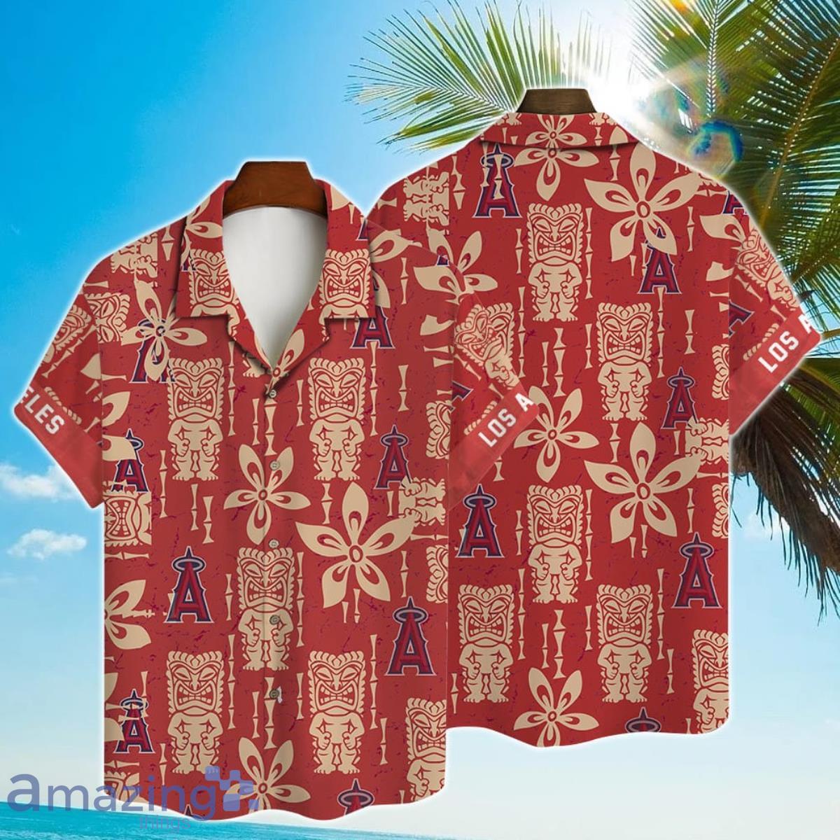Los Angeles ANGELS Anaheim MLB Hawaiian Shirt One Size Fits Most