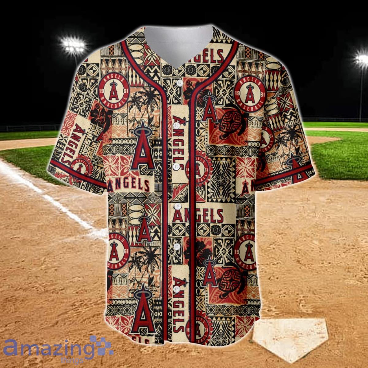 Los Angeles Angels - Major League Baseball AOP Baseball Jersey Product Photo 2