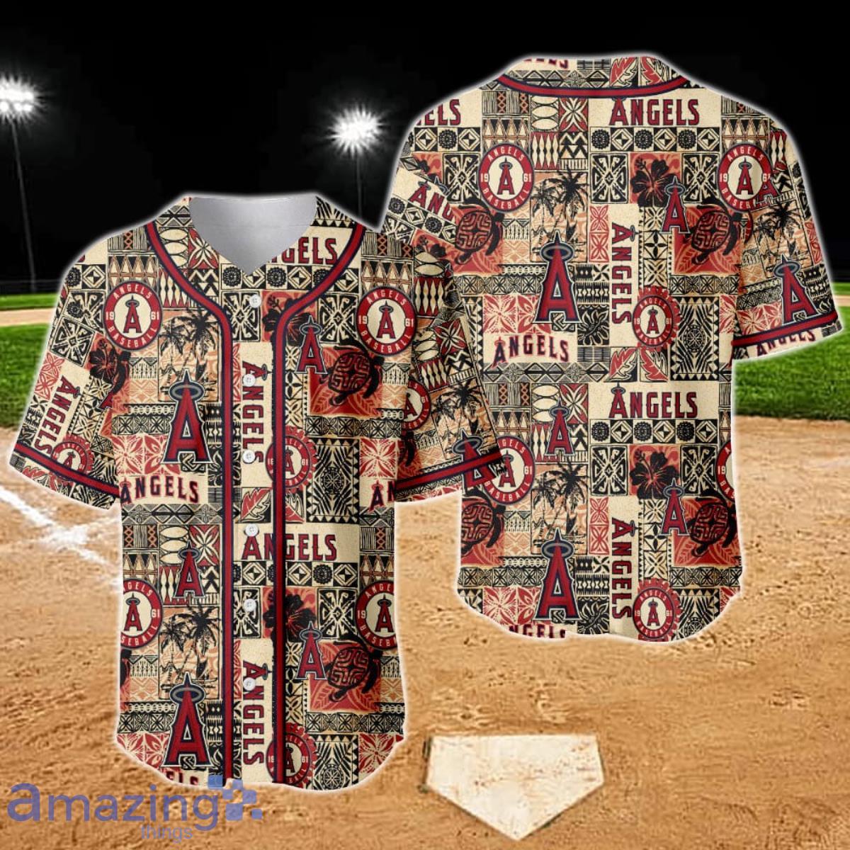 Los Angeles Angels - Major League Baseball AOP Baseball Jersey Product Photo 1