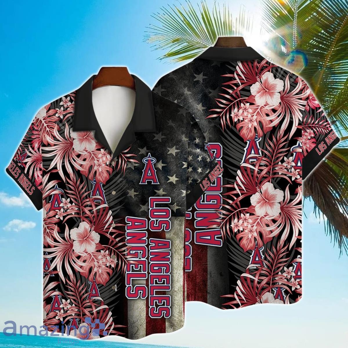Personalized Los Angeles Angels MLB Cheap Hawaiian Shirt For Mens