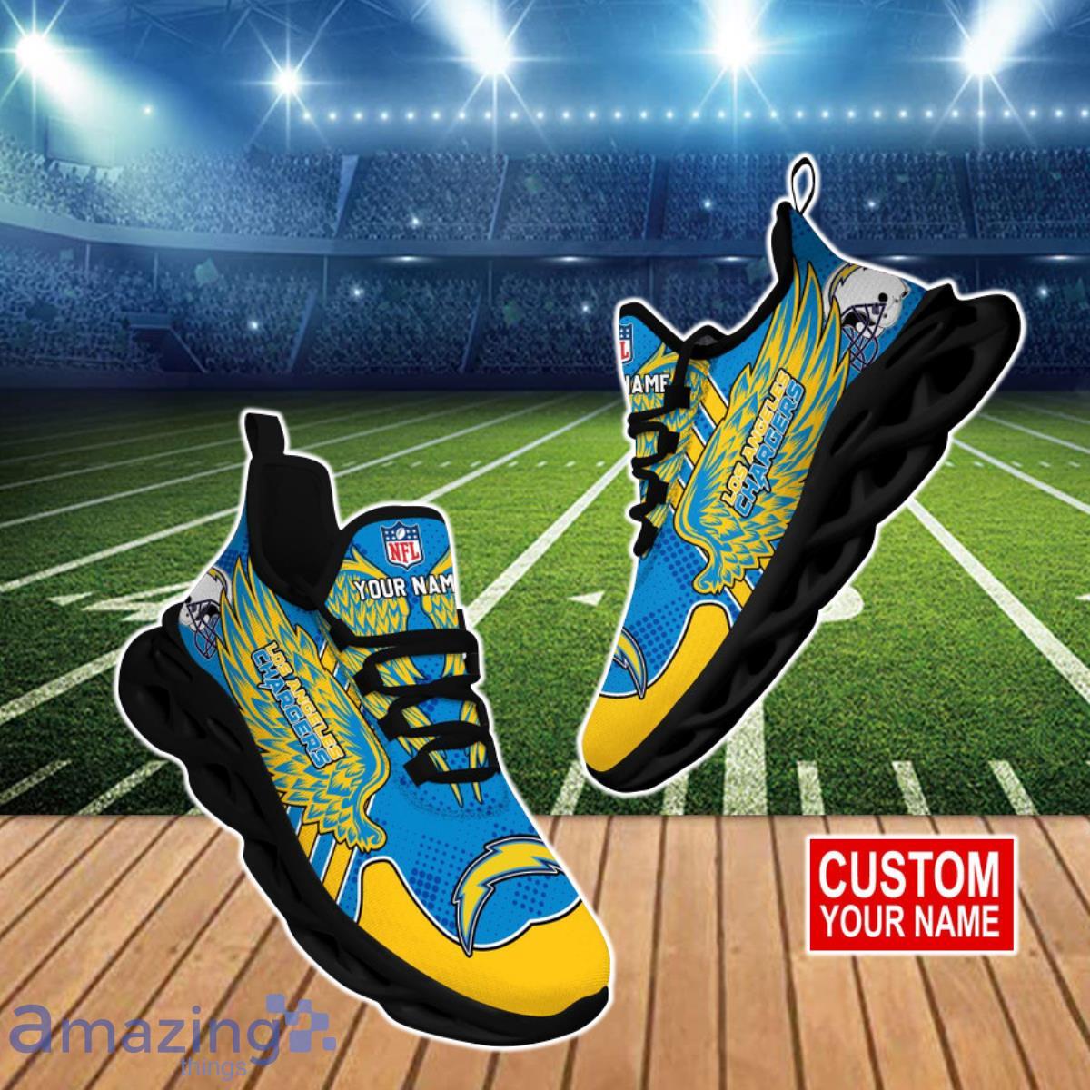 Los Angeles Chargers NFL Clunky Max Soul Shoes Custom Name Special Gift For True Fans Product Photo 1
