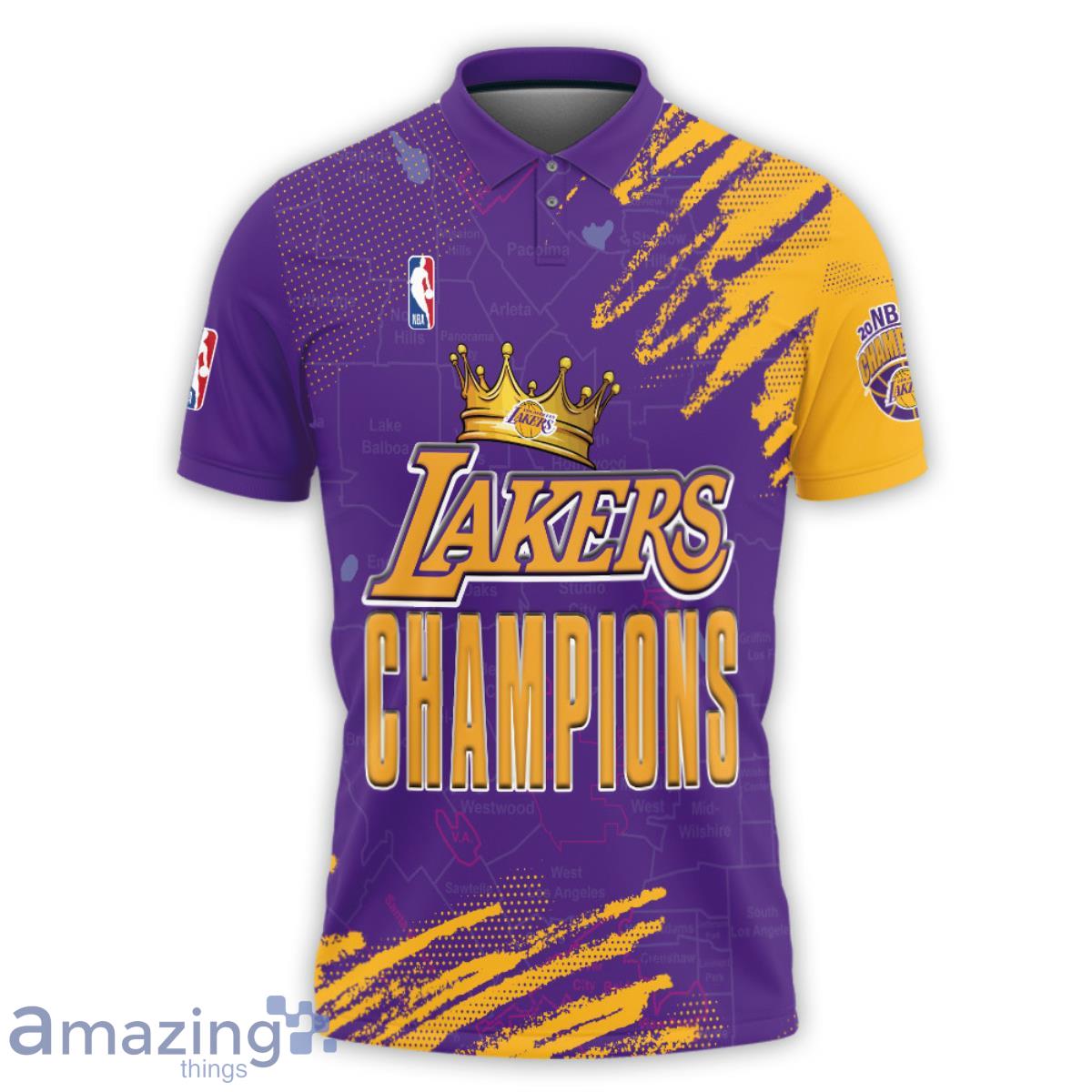 Los Angeles Lakers Dynasty National Basketball Association 2023 3D Zip Hoodie 3D Polo Shirt Product Photo 2