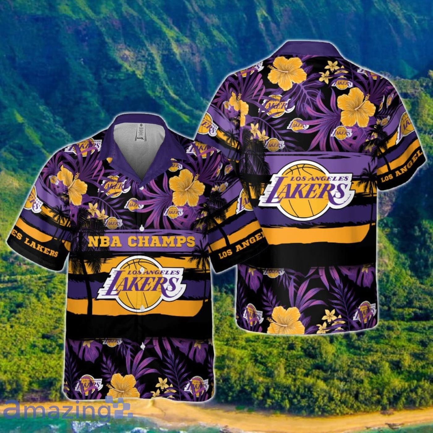 Los Angeles Lakers National Basketball Hawaiian Shirt