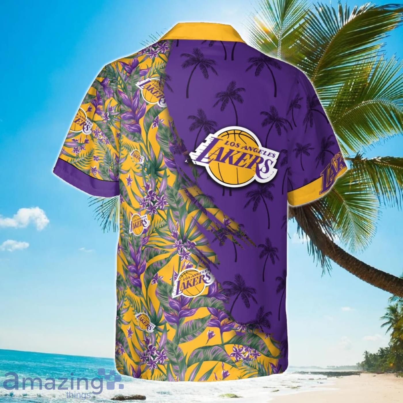 Los Angeles Lakers National Basketball Hawaiian Shirt Association 2023