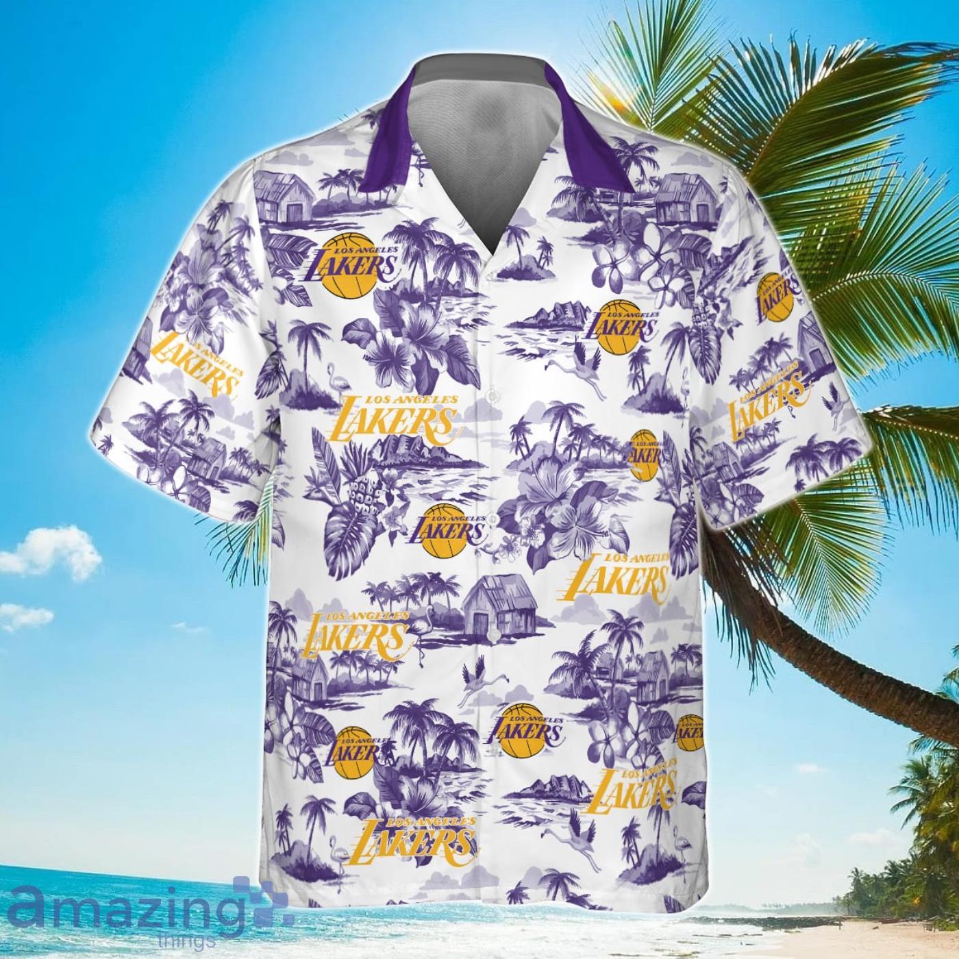 Los Angeles Lakers Retro Hawaiian Shirt For Men And Women Gift