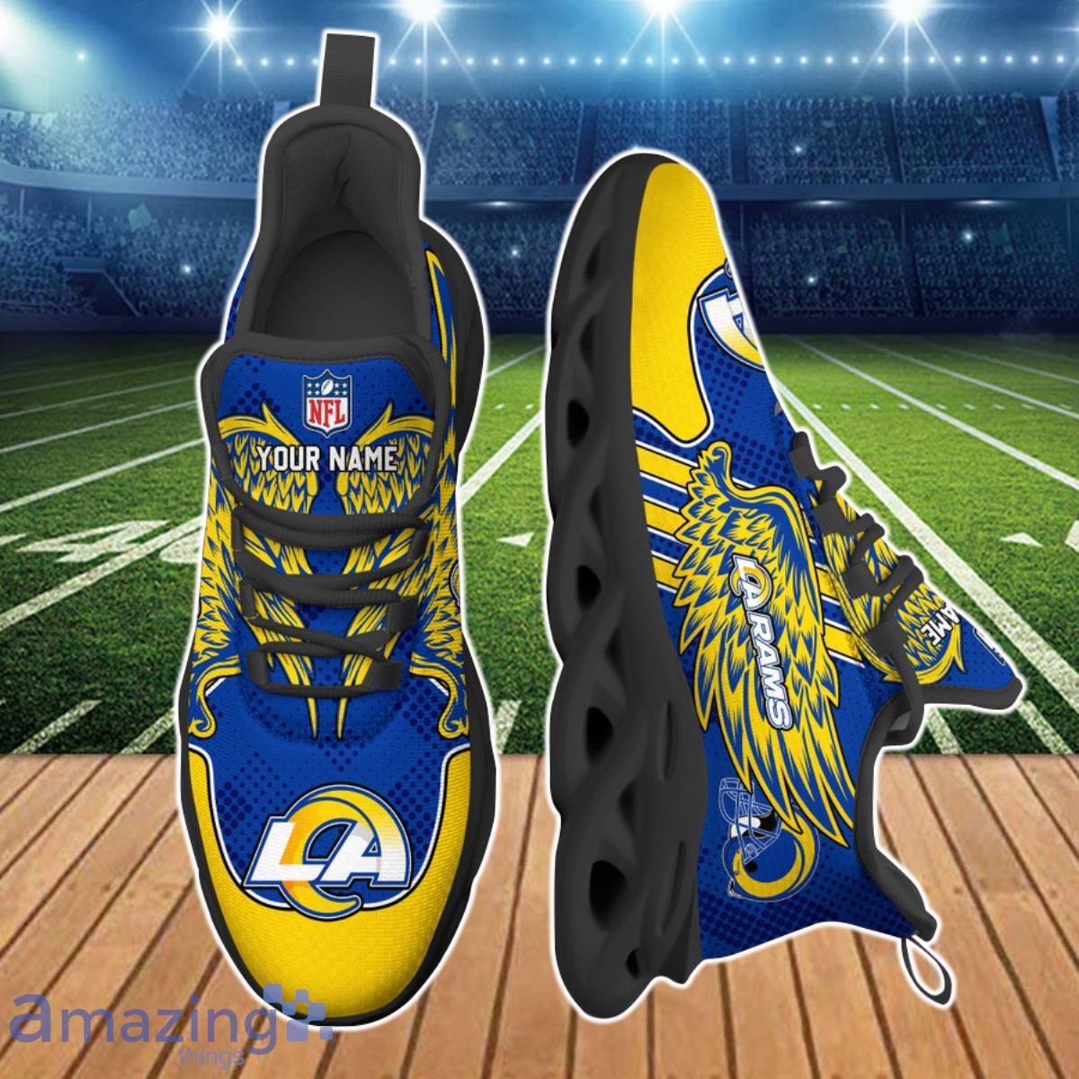 Los Angeles Rams NFL Clunky Max Soul Shoes Custom Name Best Gift For Men And Women Fans Product Photo 2