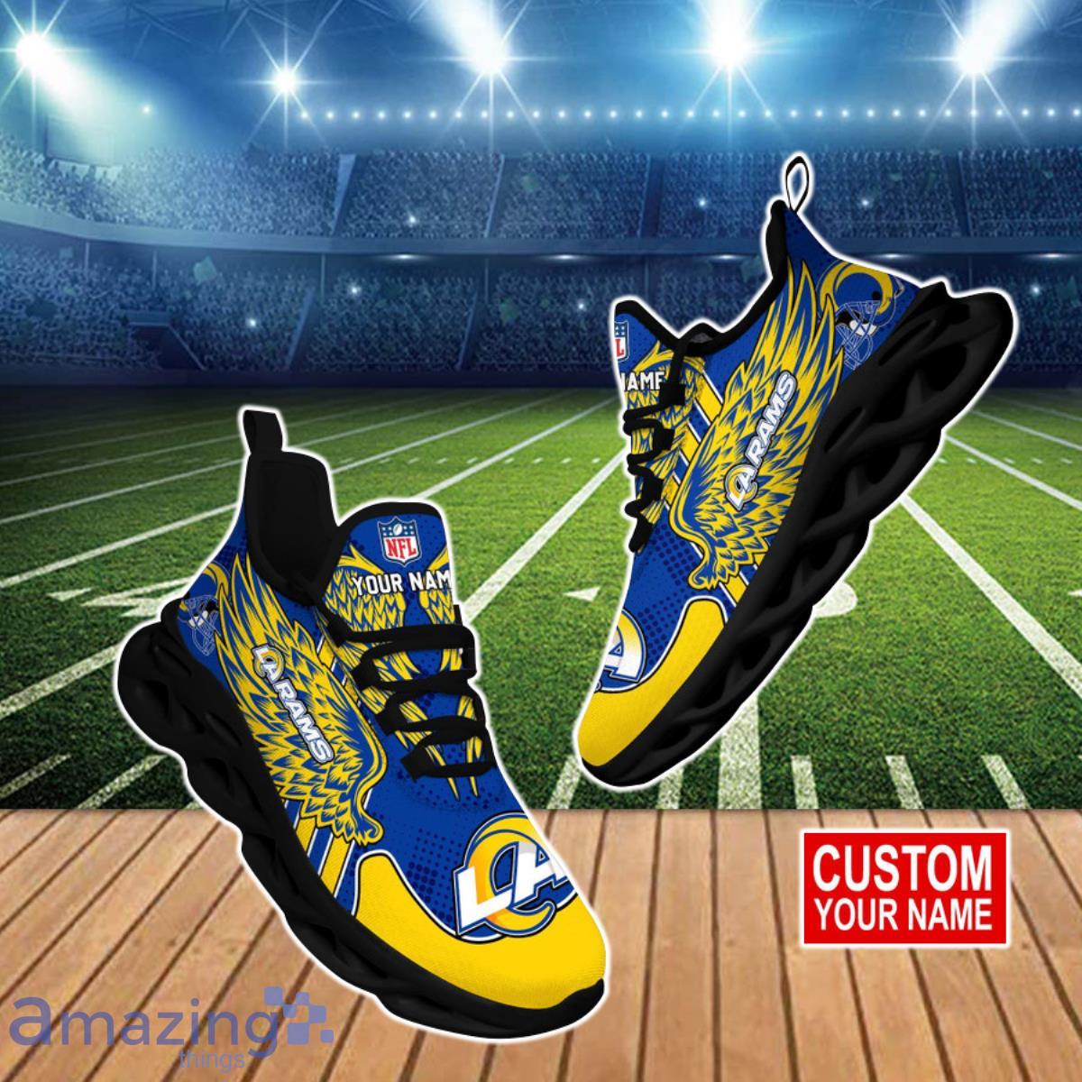 Los Angeles Rams NFL Clunky Max Soul Shoes Custom Name Best Gift For Men And Women Fans Product Photo 1
