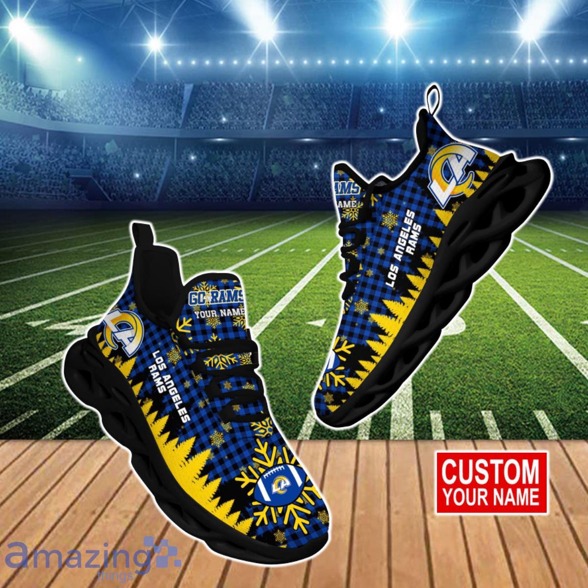Los Angeles Rams NFL Clunky Max Soul Shoes Custom Name Best Gift For ReaL Fans Product Photo 1