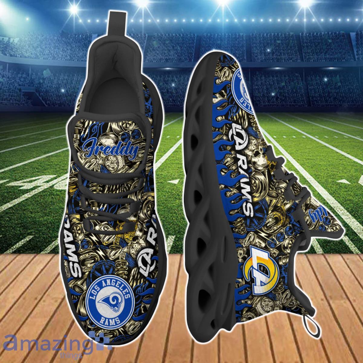 Los Angeles Rams NFL Clunky Max Soul Shoes Custom Name Gift For Men And Women Fans Product Photo 2