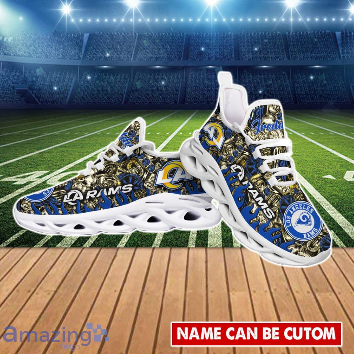 Los Angeles Rams NFL Clunky Max Soul Shoes Custom Name Gift For Men And Women Fans image Los Angeles Rams NFL Clunky Max Soul Shoes Custom Name Gift For Men And Women Fans Product Photo 3