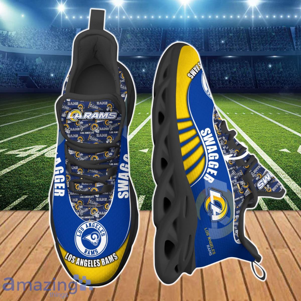 Los Angeles Rams NFL Clunky Max Soul Shoes Custom Name Ideal Gift For Fans Product Photo 2
