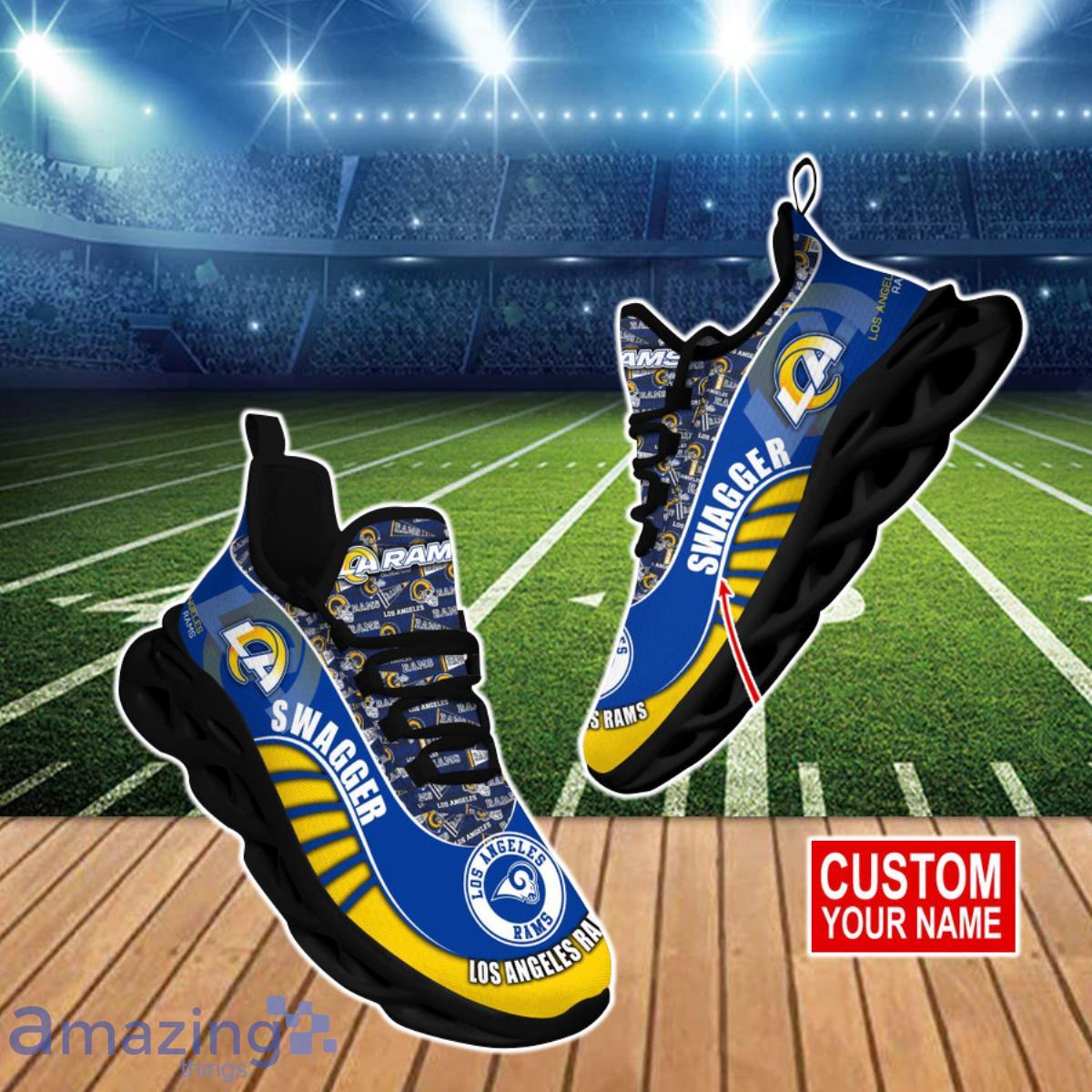 Los Angeles Rams NFL Clunky Max Soul Shoes Custom Name Ideal Gift For Fans Product Photo 1