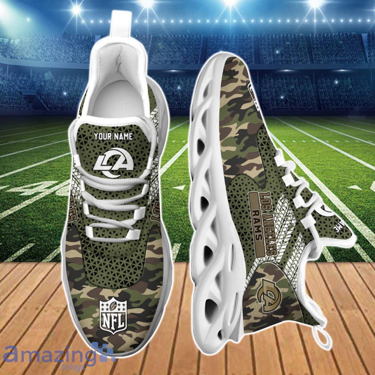 Los Angeles Rams NFL Custom Name Unique Max Soul Shoes Gift For